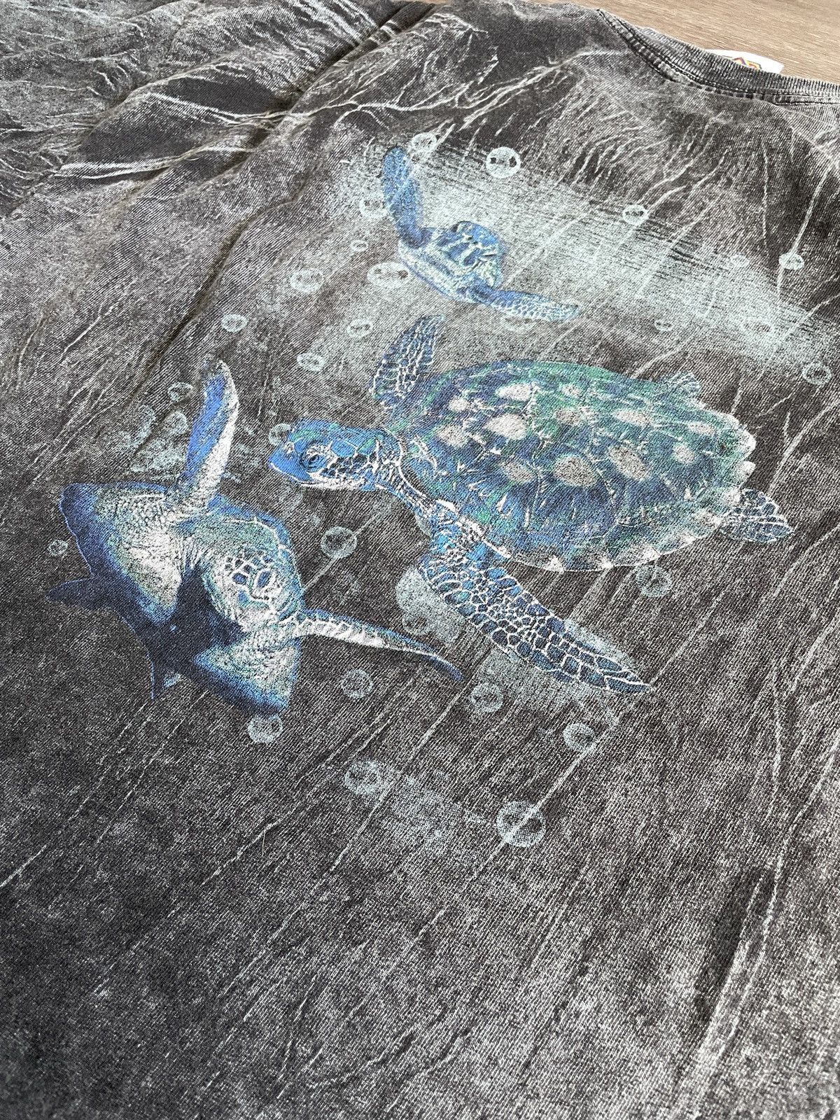 Vintage Y2K Over-dyed “Kona Hawaii Sea Turtles” T-shirt (Sz. XL) Size US XL / EU 56 / 4 - 2 Thumbnail