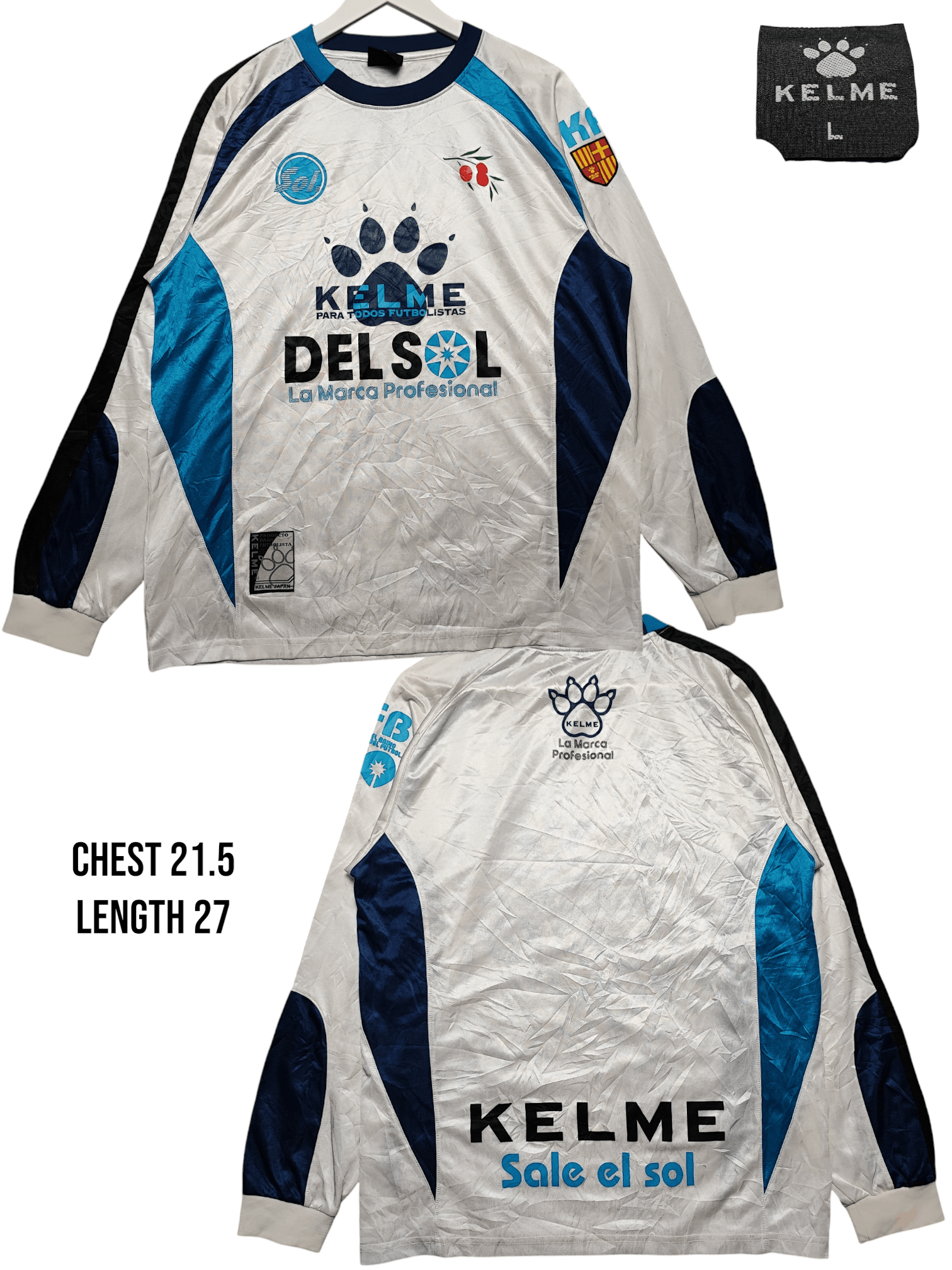 Japanese Brand × Vintage Kelme Jersey KFB Size US L / EU 52-54 / 3 - 1 Thumbnail