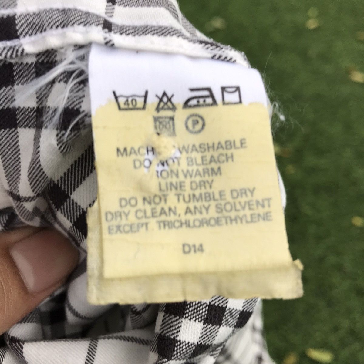 Burberry × Designer Vintage Burberry shirt london Nova check White tartan Iconic Size US L / EU 52-54 / 3 - 6 Thumbnail