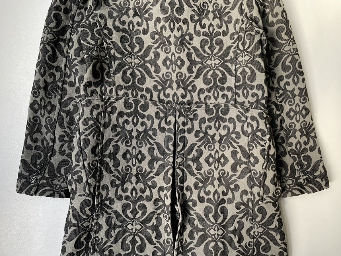 Comme des Garcons A/W 13 Gray Floral Jacquard Overcoat Size US M / EU 48-50 / 2 - 17 Thumbnail