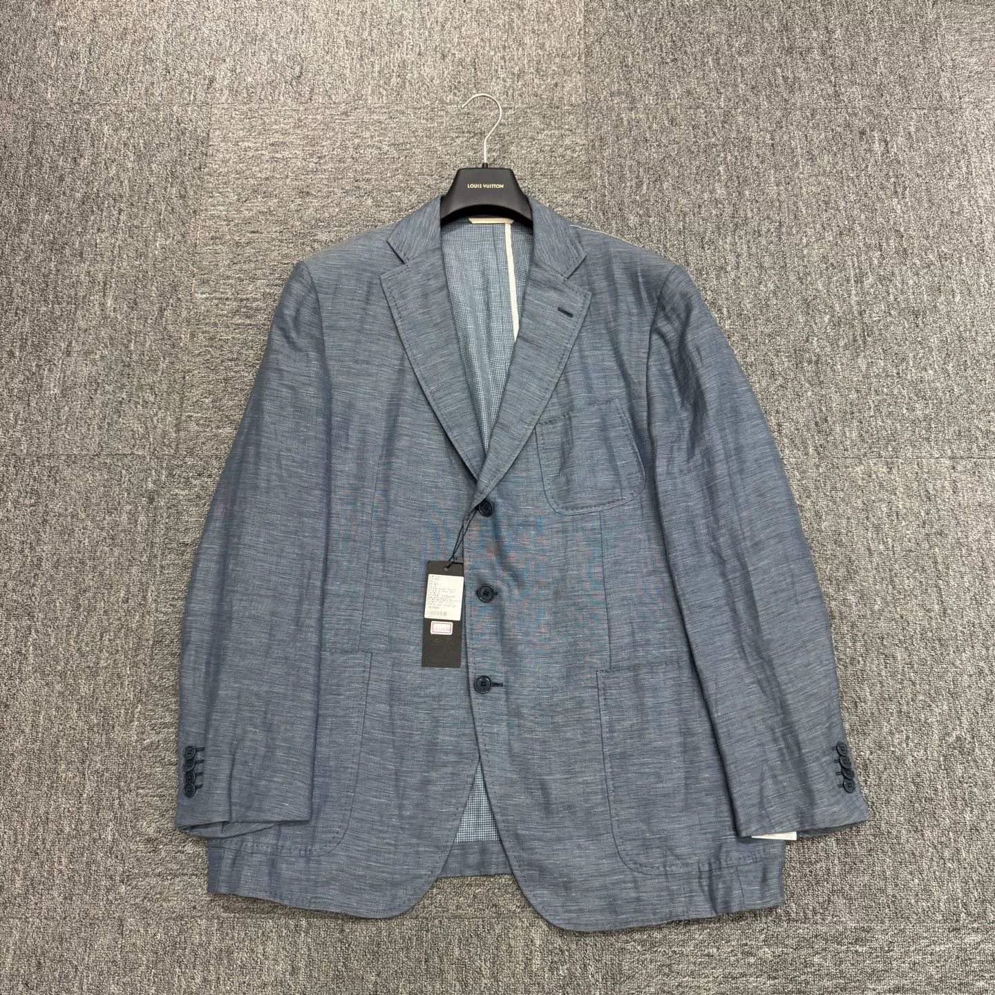 Ermenegildo Zegna Ermenegildo Zegna Linen Check Blazer. Size US XXL / EU 58 / 5 - 1 Thumbnail