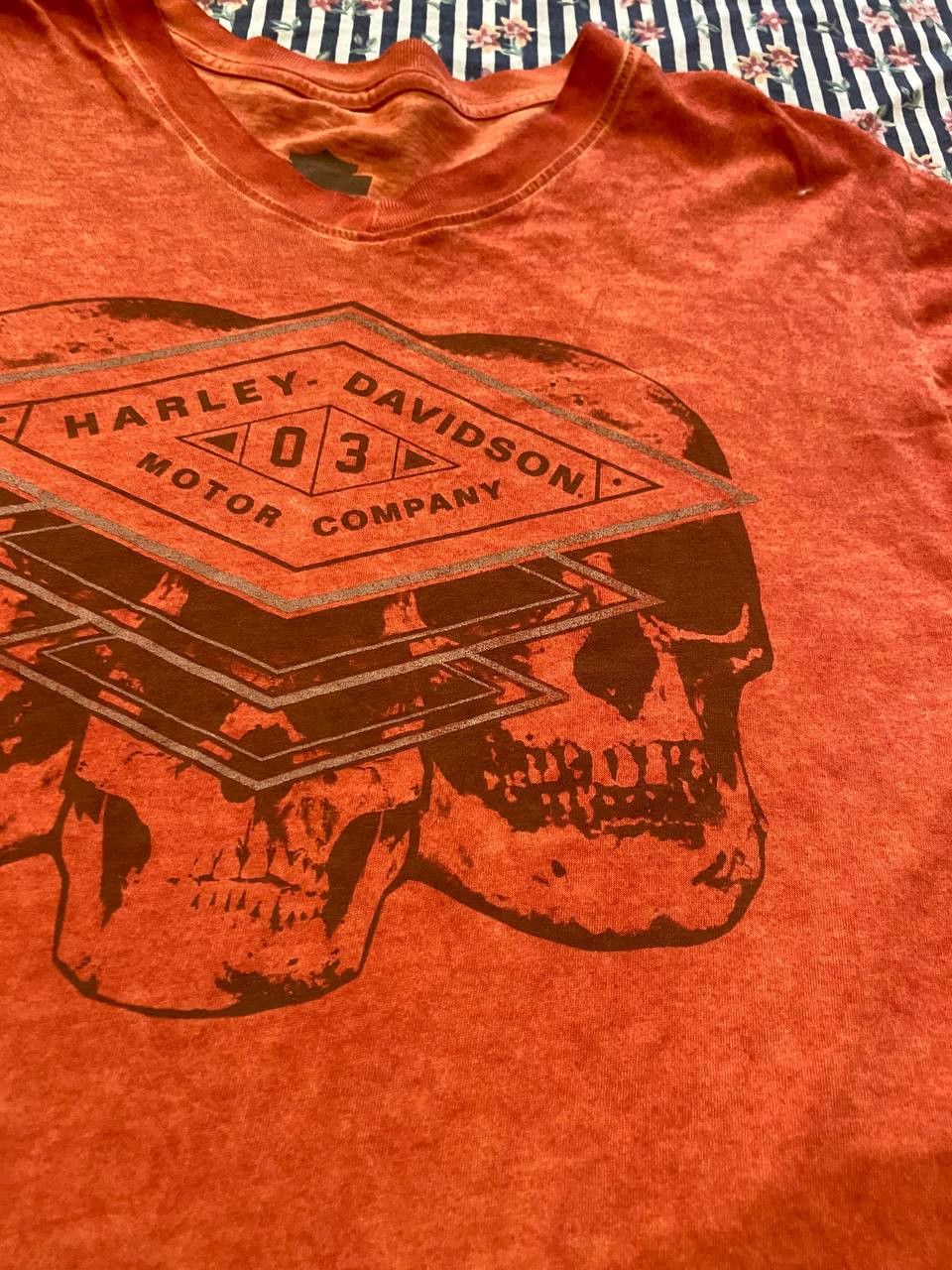 Harley Davidson Streetwear T-Shirt Harley Davidson big logoY2K Vintage Size US M / EU 48-50 / 2 - 6 Thumbnail
