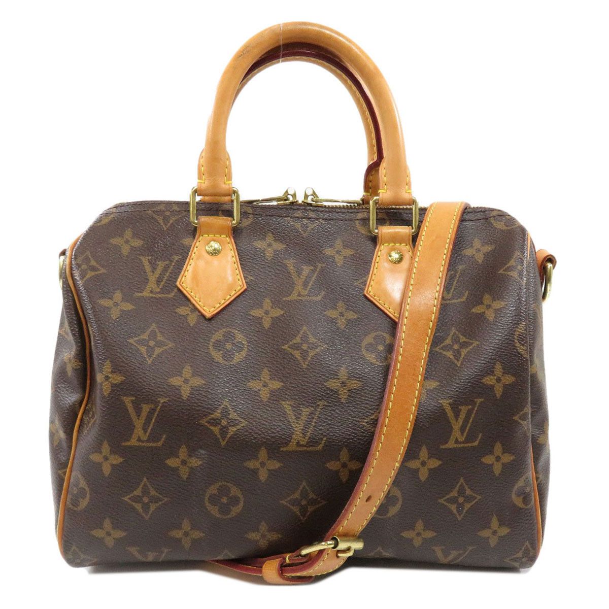 Louis Vuitton Speedy Bandouliere 25 Monogram Handbag Monogram Canvas
