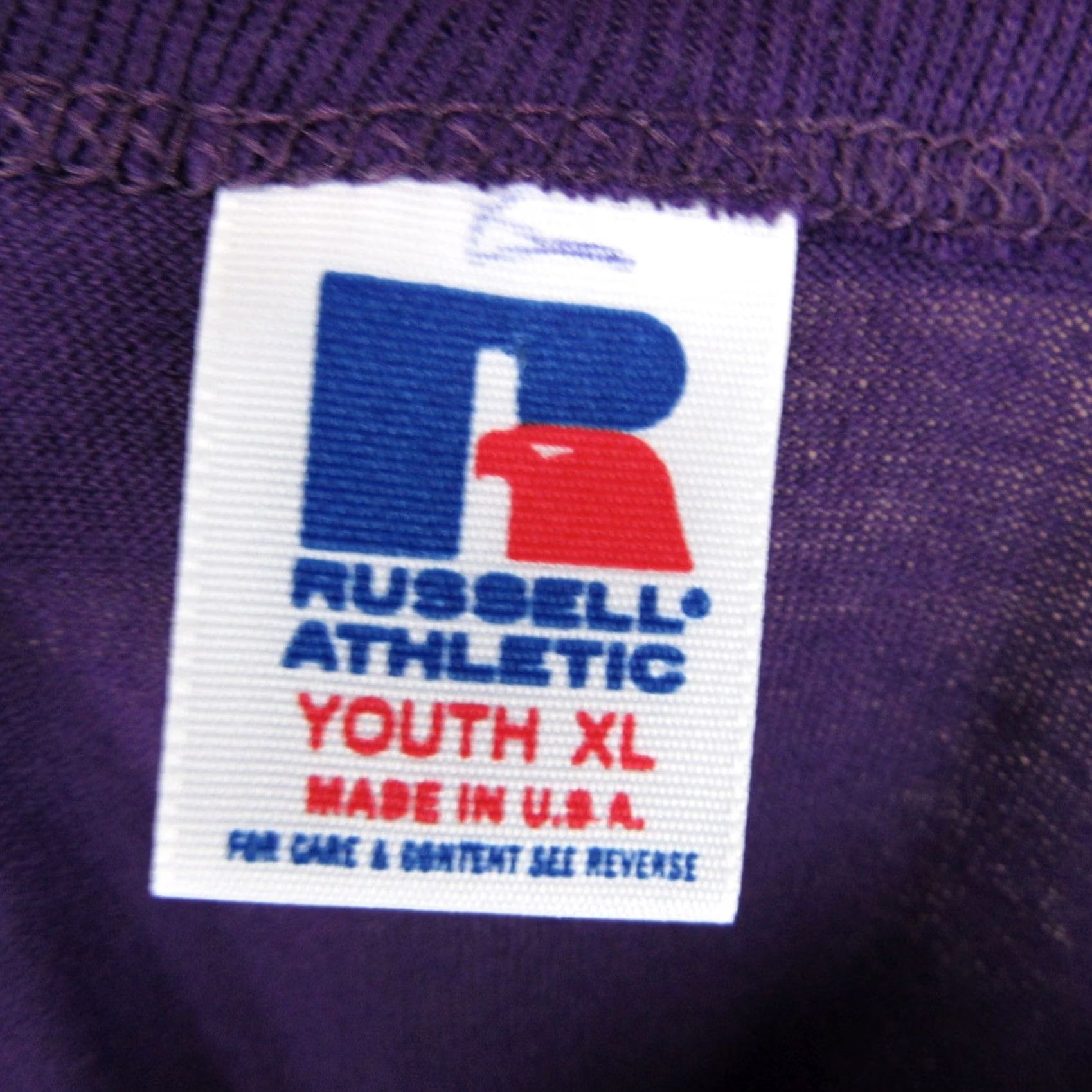 Russell Athletic VINTAGE Russell Athletic PURPLE T-Shirt XS soft paper thin 80s surf skate rock Men Size US XS / EU 42 / 0 - 8 Thumbnail