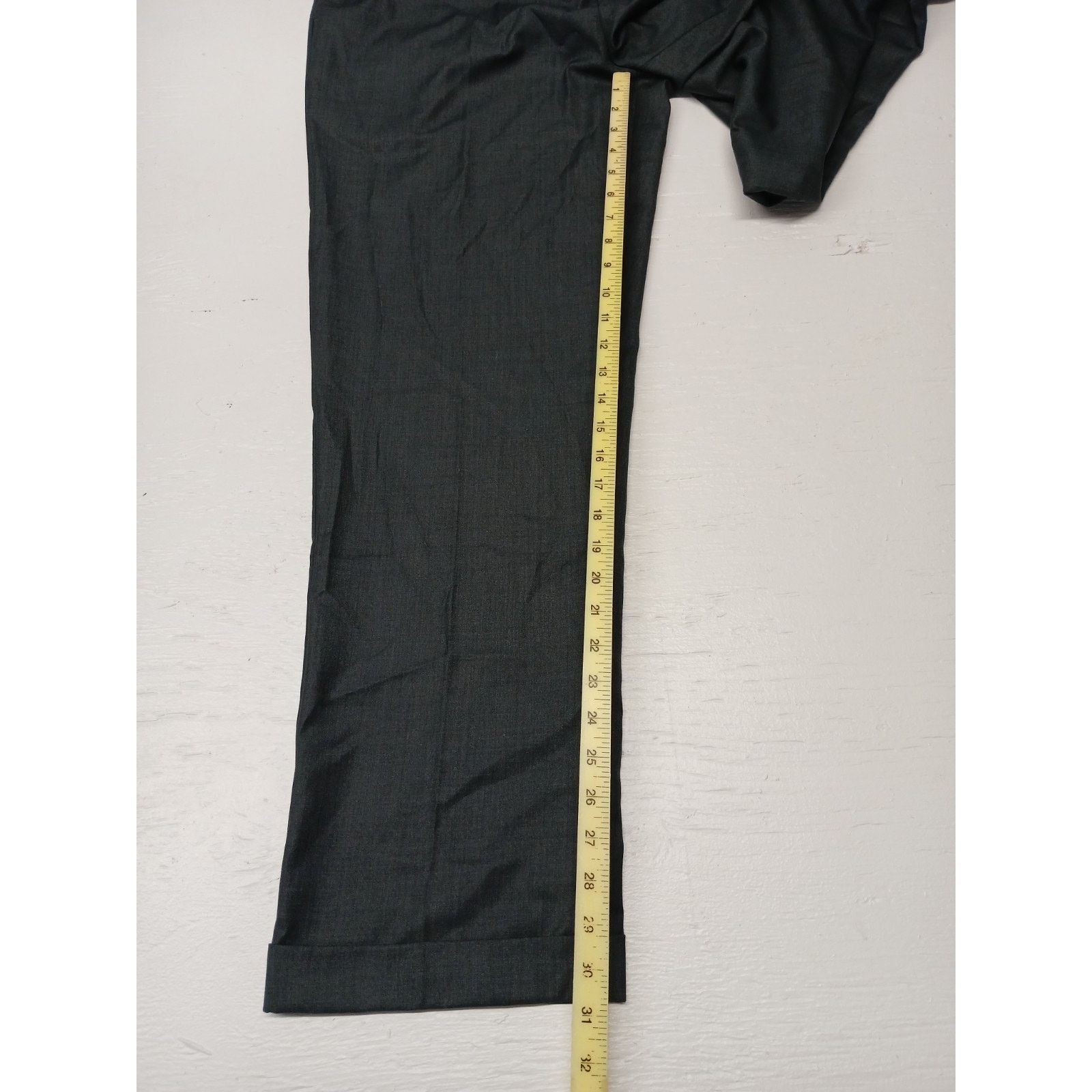 Savane Savane (34x32) Gray Relaxed Fit Dress Slacks Size US 34 / EU 50 - 2 Thumbnail
