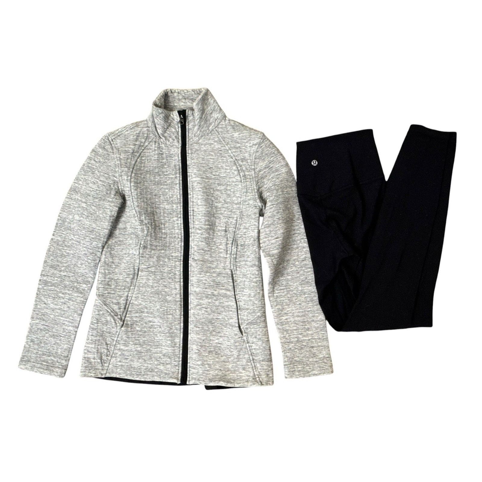 Lululemon LULULEMON Insculpt Jacket Heathered Space Dye Align Leggings Size S / US 4 / IT 40 - 3 Thumbnail