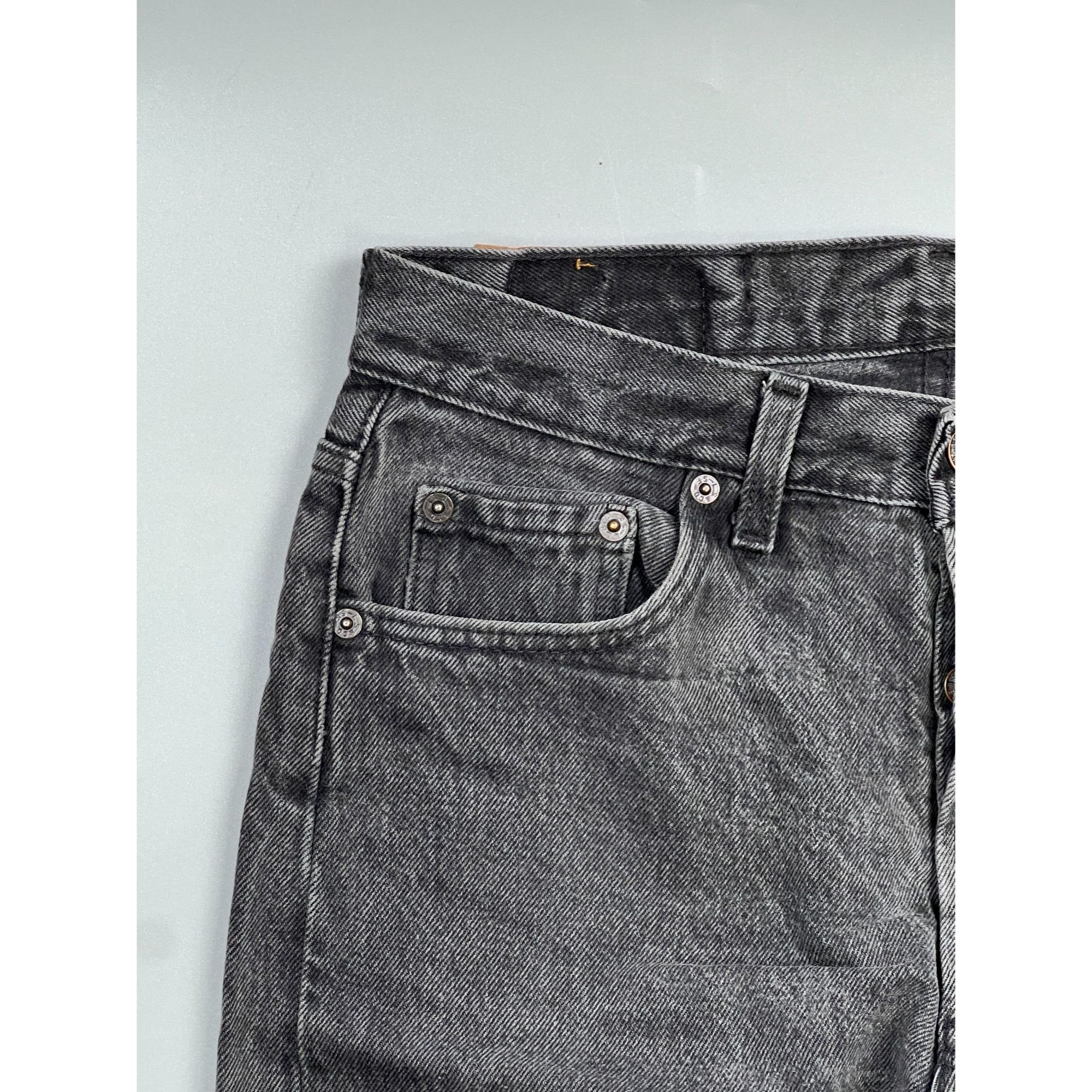 Levi's Levi’s 501 Made in USA Gray Denim Jeans Pants (Y0915) Size US 30 / EU 46 - 4 Thumbnail