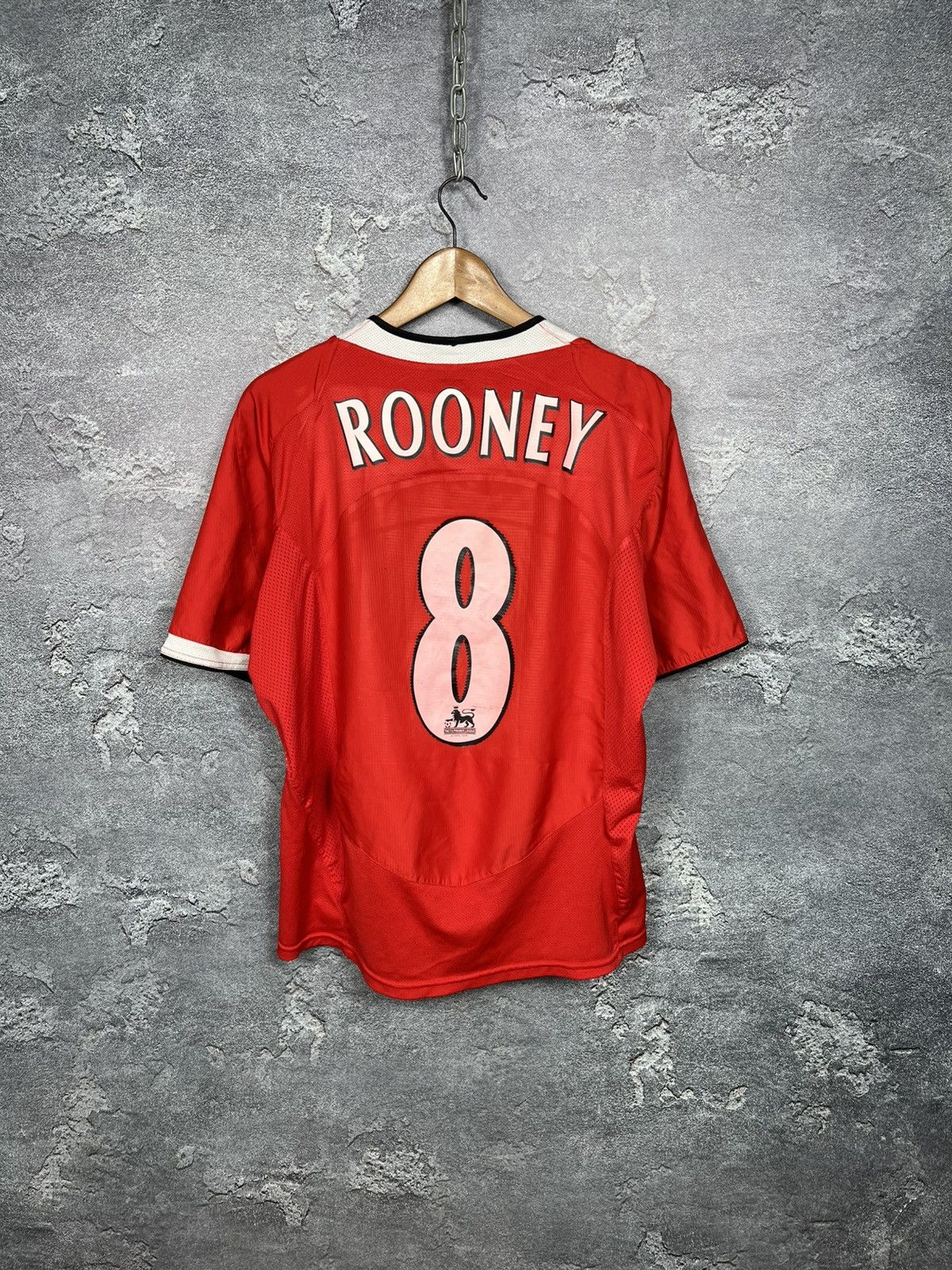 Nike Nike 2004/05 Manchester United #8 Rooney Jersey T-shirt Size US S / EU 44-46 / 1 - 3 Thumbnail