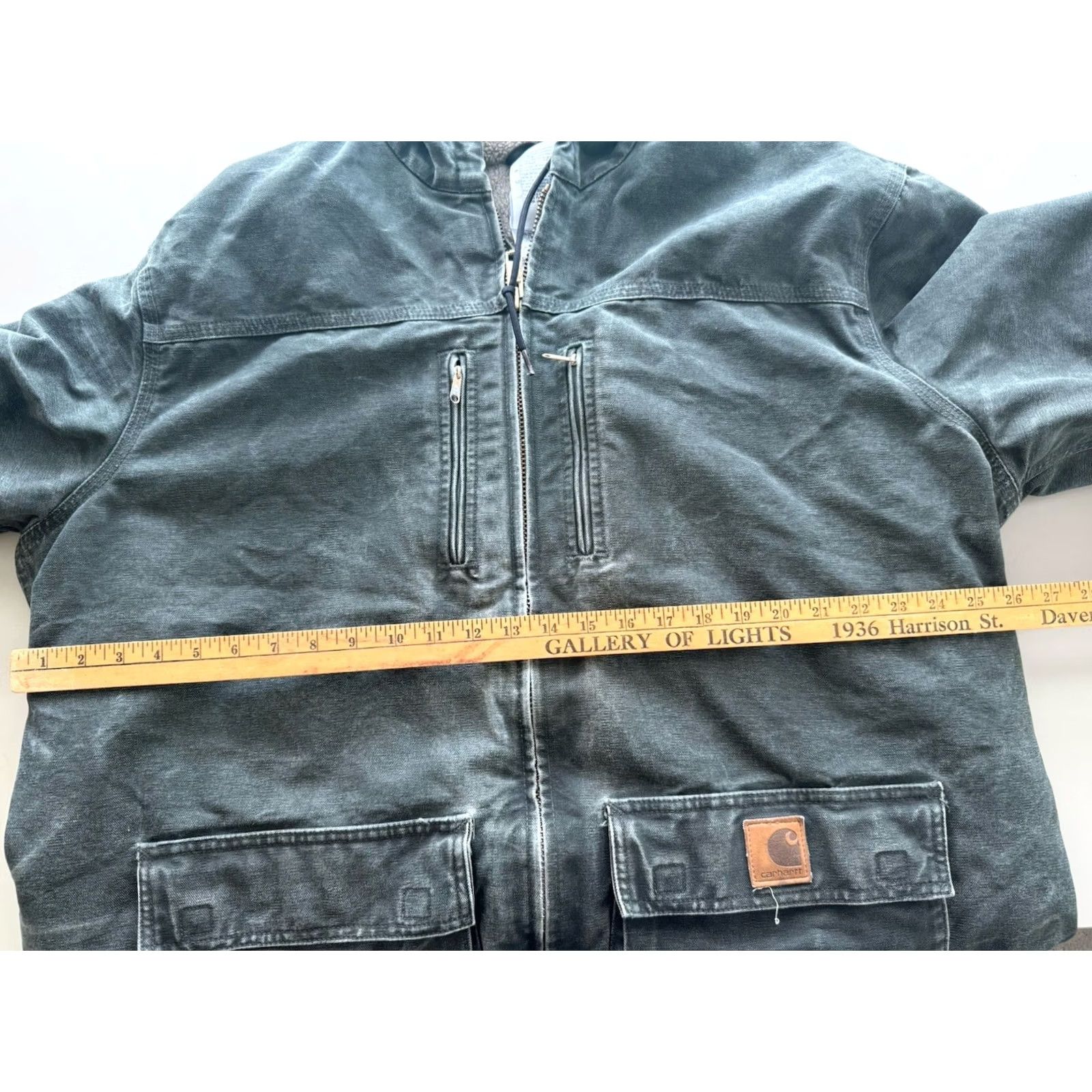 Carhartt VINTAGE Carhartt Jacket Chore Coat Green Duck Canvas Lined Size XLT Tall Mens Size US XL / EU 56 / 4 - 5 Thumbnail