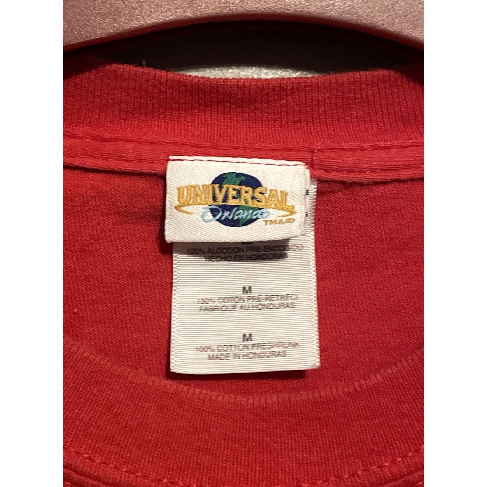 Vintage VINTAGE Universal Islands Of Adventure T-Shirt Men M Red Cotton Crew Neck Short Sleeve Theme Park 90s? US? Size US M / EU 48-50 / 2 - 4 Thumbnail