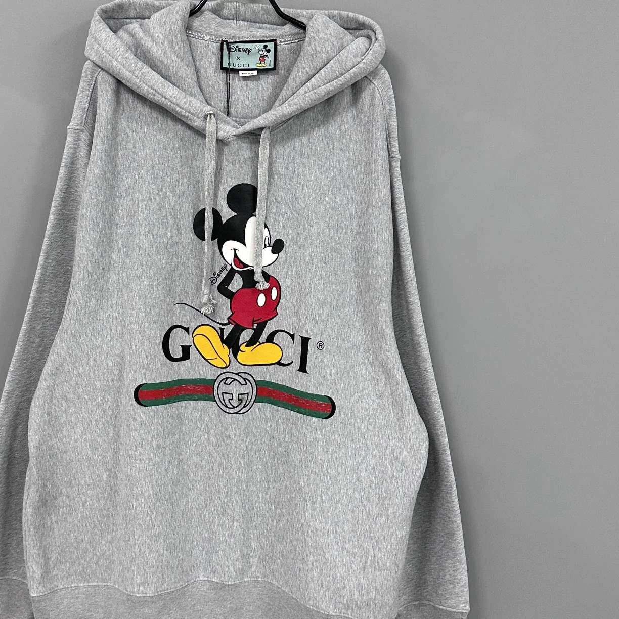 Gucci GUCCI x Disney Mickey Gray Hoodie XL Size US XL / EU 56 / 4 - 2 Thumbnail