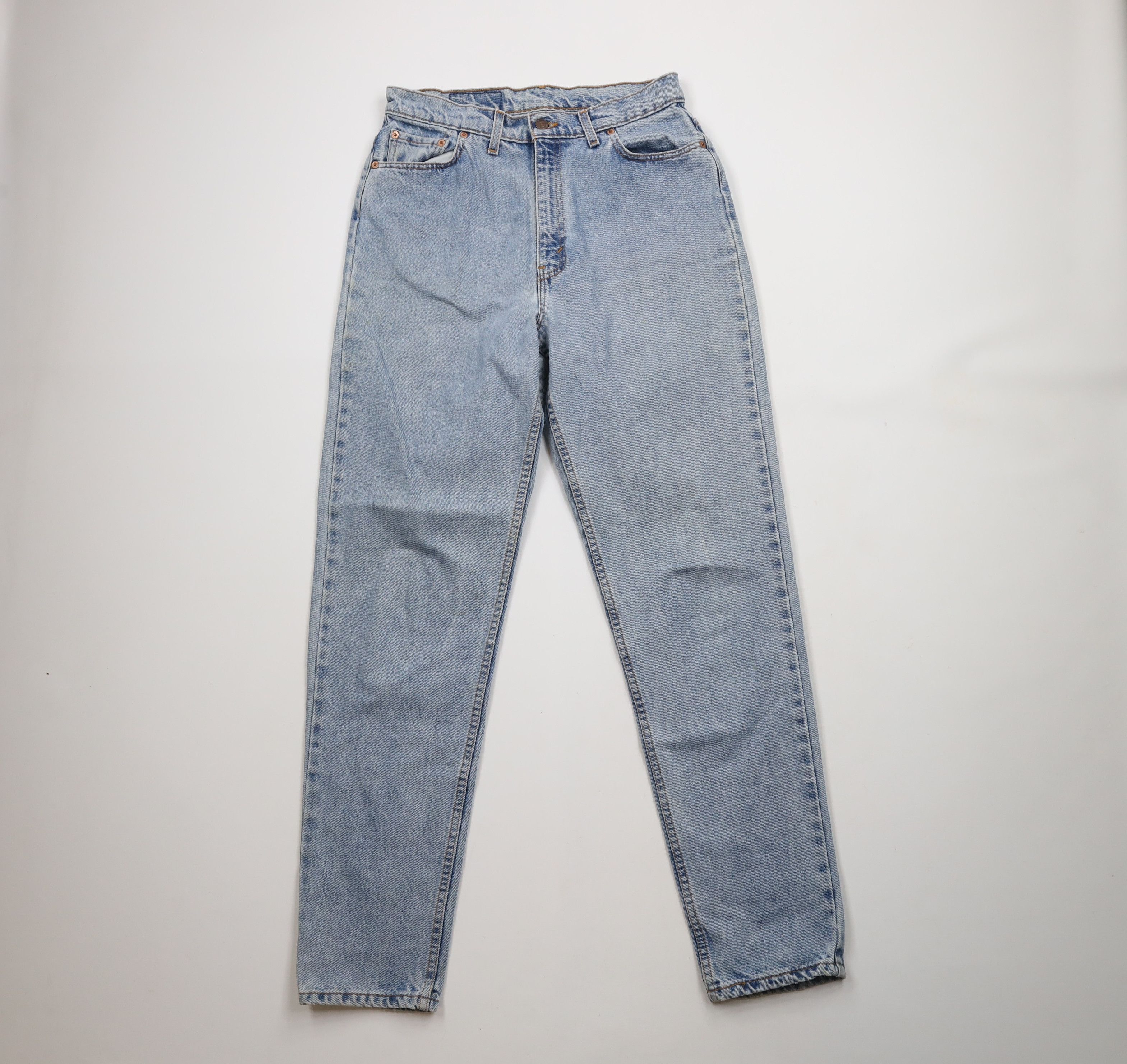 Levi's × Vintage Vintage 90s Levis 521 Tapered Fit Leg Denim Jeans Blue Size 32" / US 10 / IT 46 - 1 Thumbnail