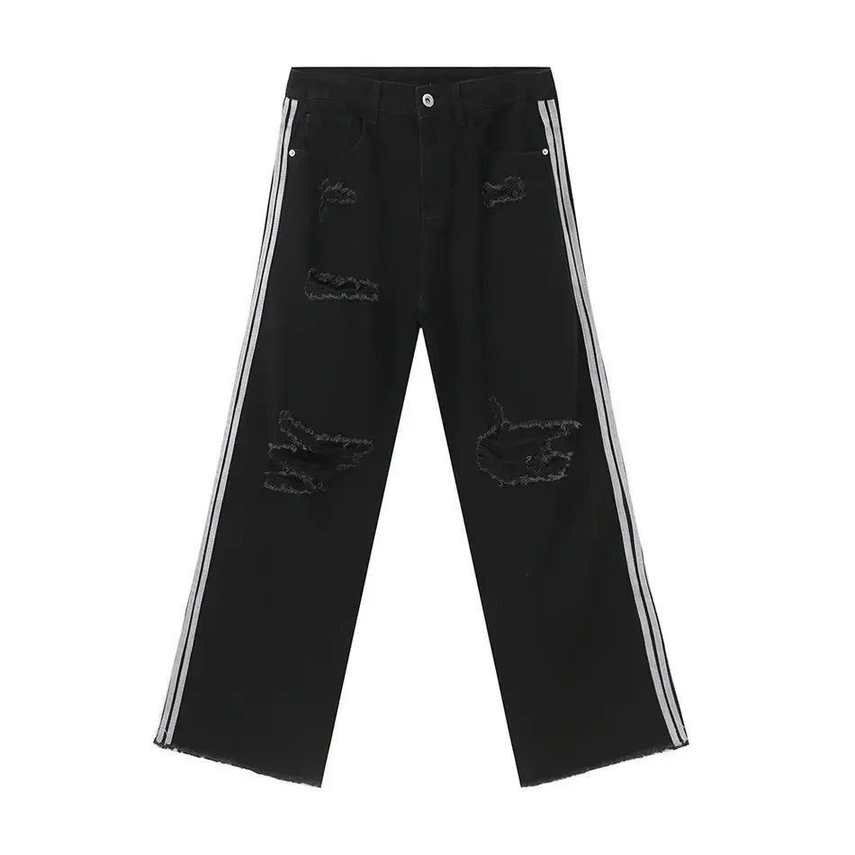 Japanese Brand Retro loose high street ripped jeans Size US 32 / EU 48 - 5 Thumbnail