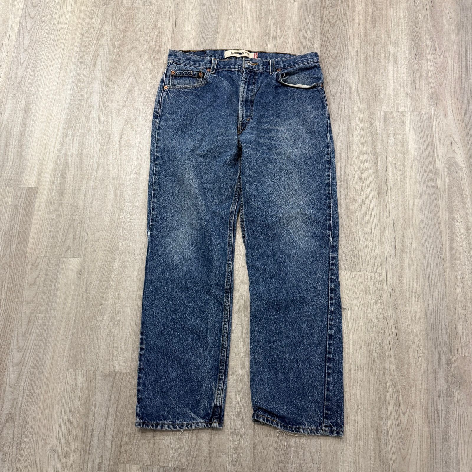 Levi's Vintage Levis 505 Jeans Mens 36x30 Blue Denim Regular y2k Size US 36 / EU 52 - 2 Thumbnail