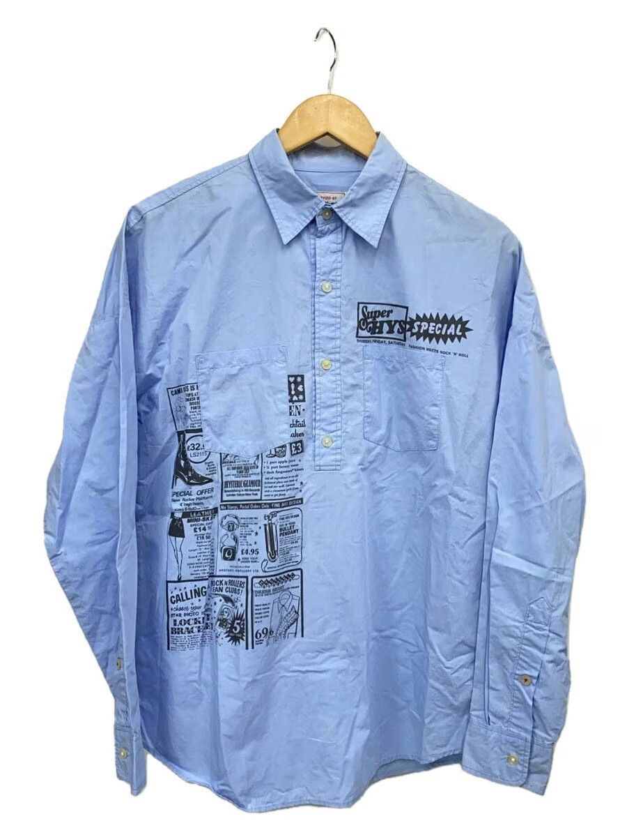Hysteric Glamour Reconstructed Magazine Print Button Shirt Size US L / EU 52-54 / 3 - 1 Thumbnail
