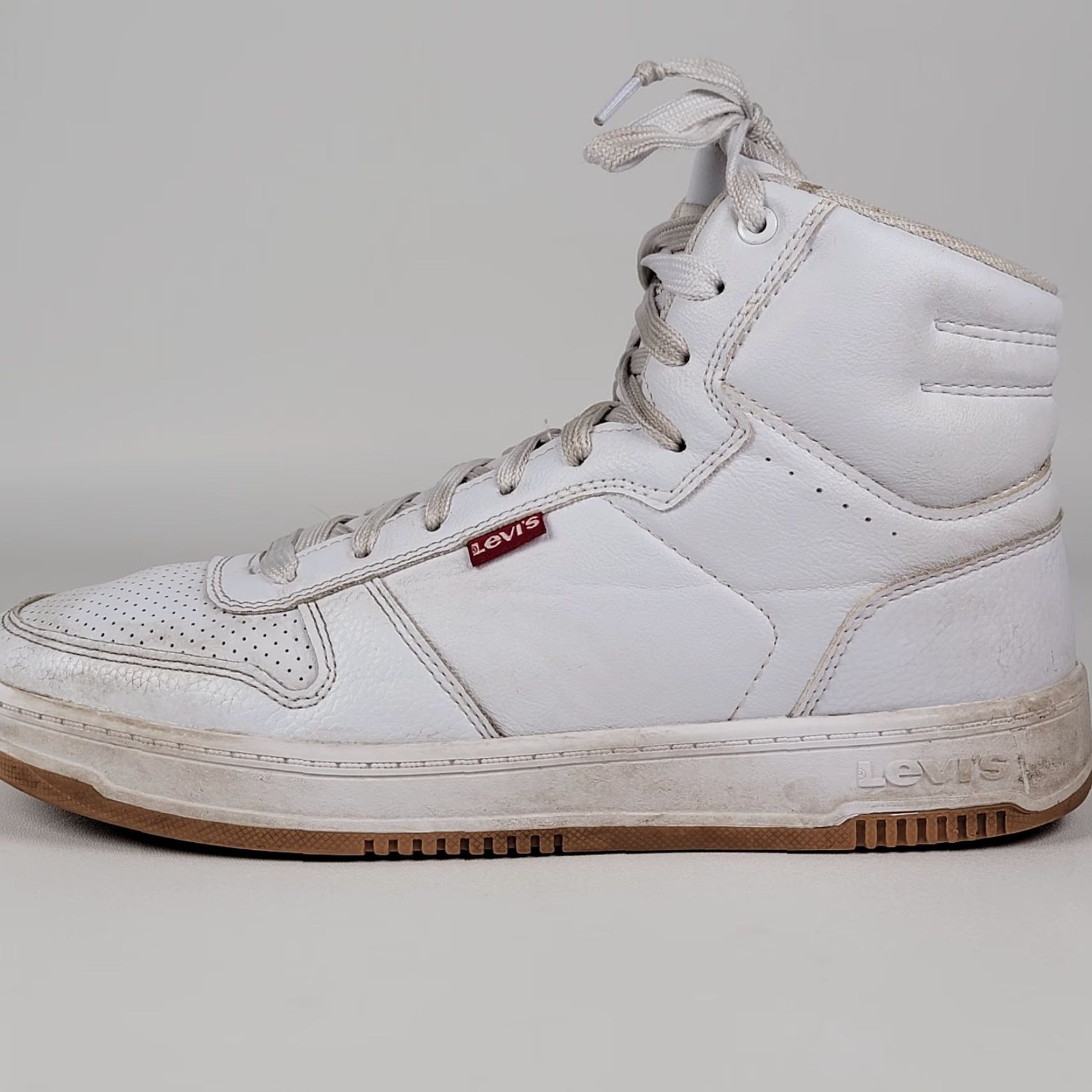 Levi's Levi's Sneaker Men Drive Hi Casual White 8.5 M Shoes Size US 9 / EU 42 - 6 Thumbnail