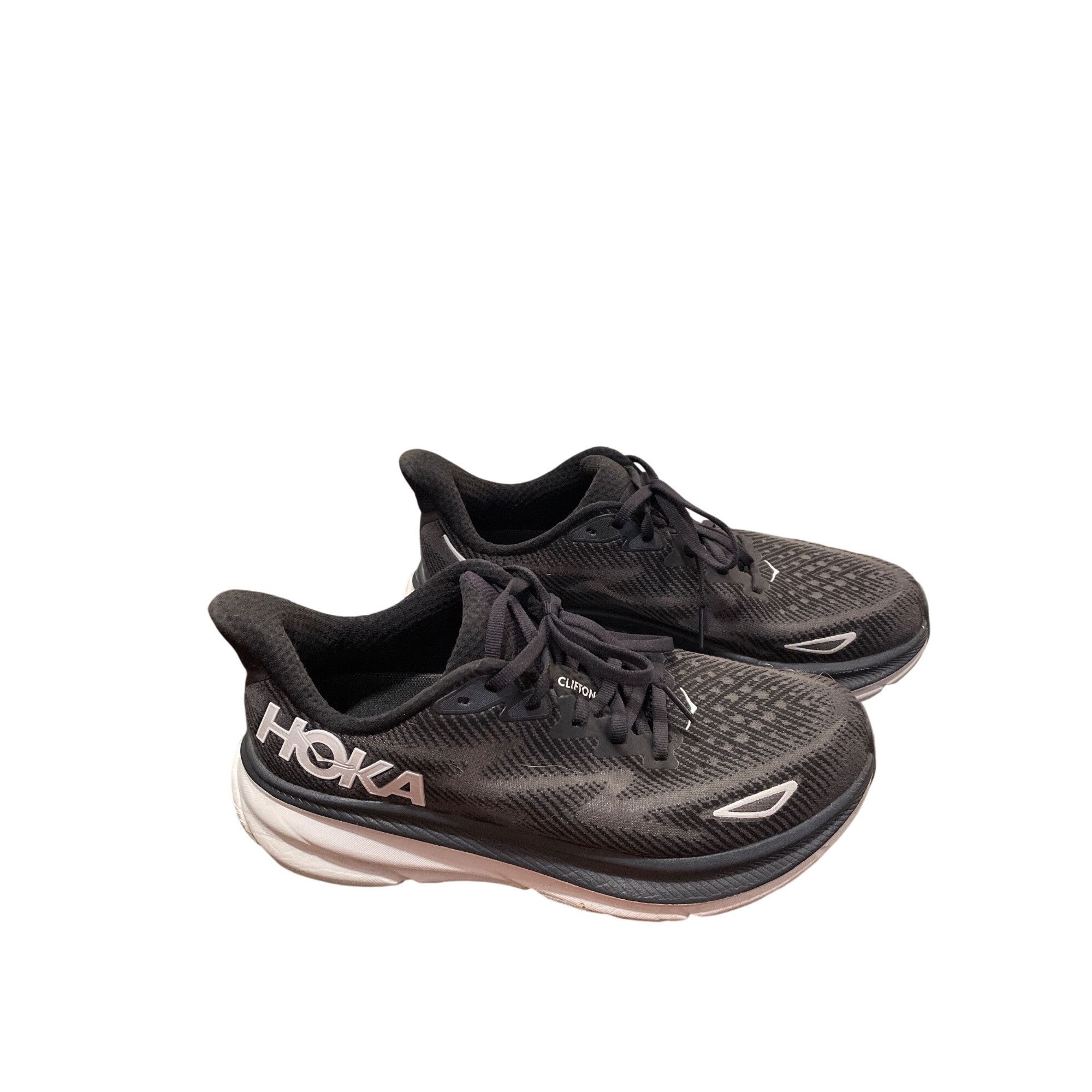 Hoka Hoka Clifton 9 wms black white running walking sneakers shoe Size US 8.5 / IT 38.5 - 15 Thumbnail