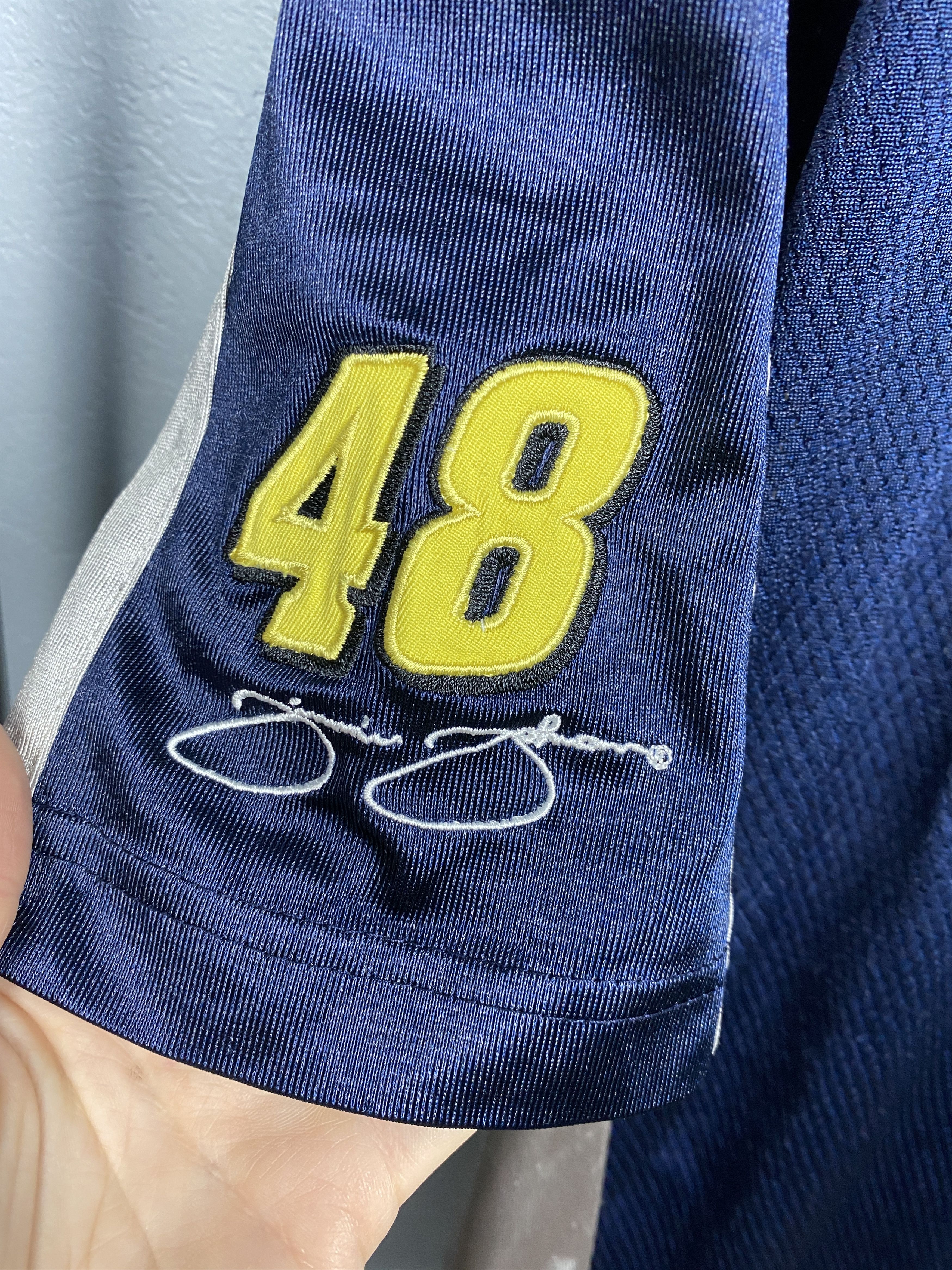 NASCAR × Vintage NASCAR Team Lowe's Racing Jimmie Johnson T-Shirt Jersey Size US XL / EU 56 / 4 - 3 Thumbnail