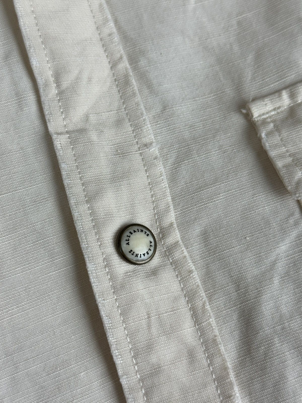 Allsaints Mens AllSaints BITTERWATER LS SHIRT button up pocket luxury Size US M / EU 48-50 / 2 - 6 Thumbnail