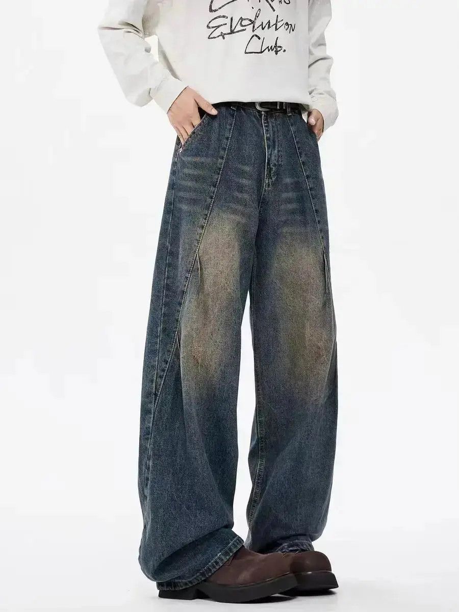 Japanese Brand Vintage American jeans loose casual trousers Size US 32 / EU 48 - 1 Thumbnail