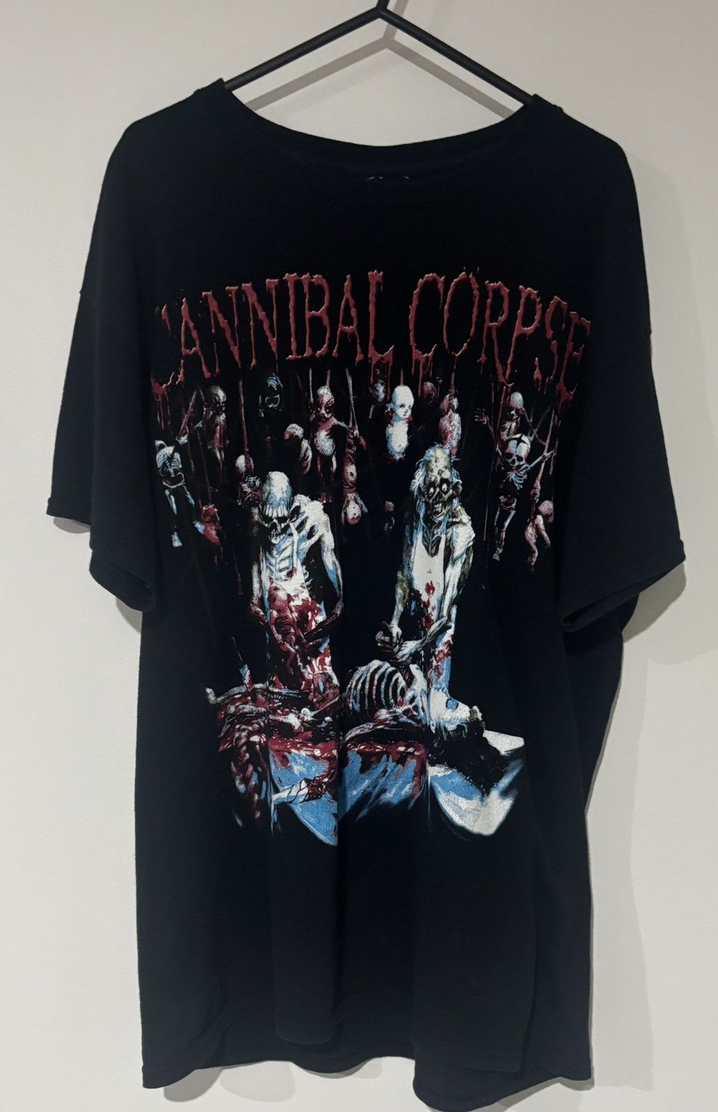 Vintage Vintage 2002 Cannibal Corpse Butchered at Birth T-shirt Size US L / EU 52-54 / 3 - 1 Thumbnail