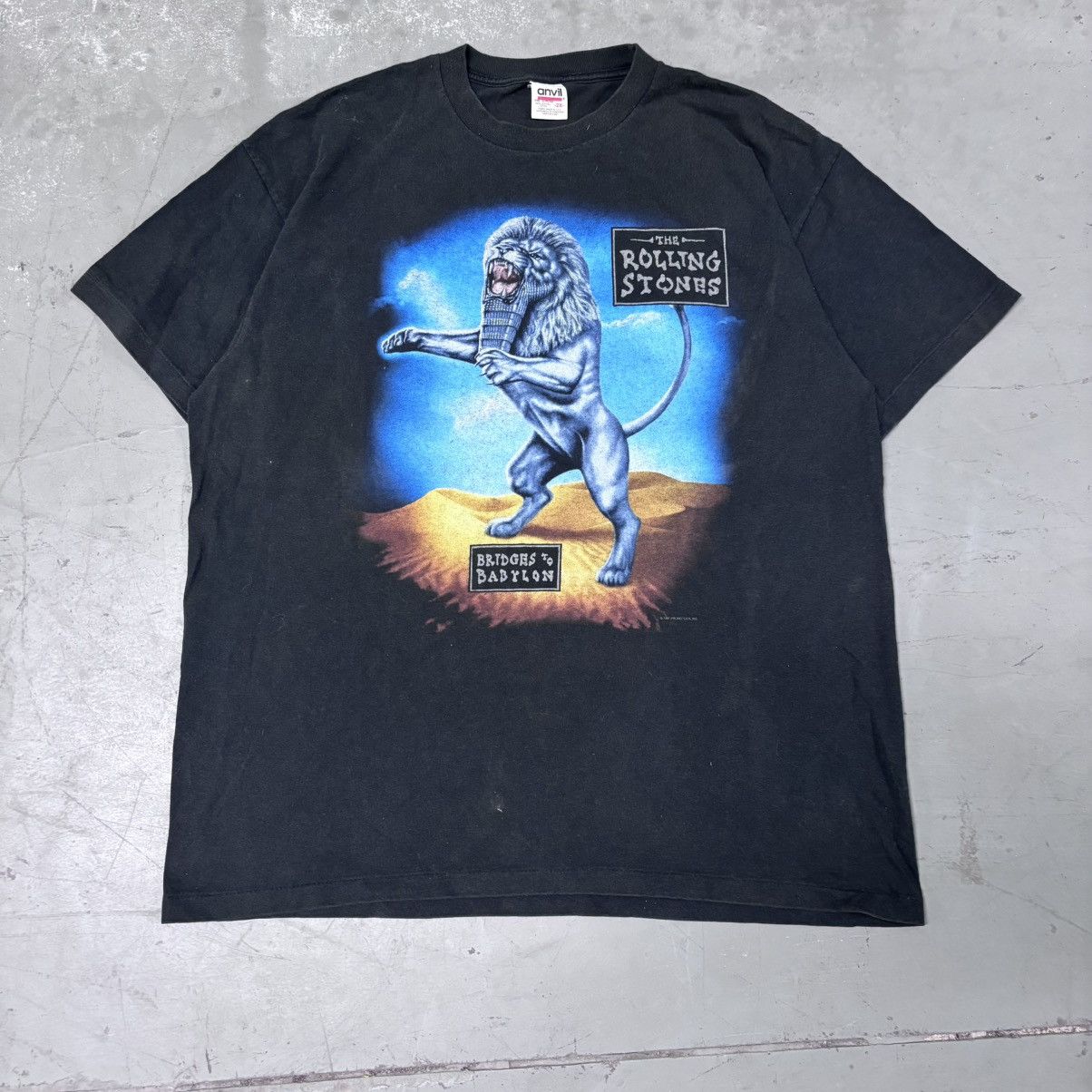 Band Tees × The Rolling Stones × Vintage Vintage The Rolling Stones Shirt 2XL 90s Bridges To Babylon Size US XXL / EU 58 / 5 - 1 Thumbnail
