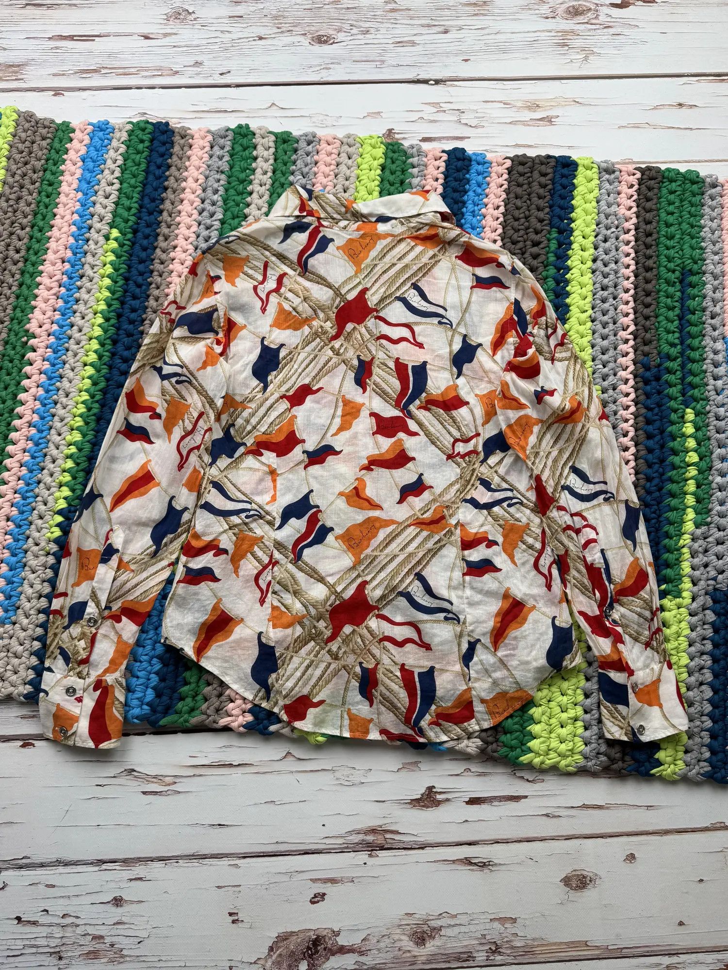 Burberry Burberry Vintage Button Up (D10)(V286) Size M / US 6-8 / IT 42-44 - 8 Thumbnail