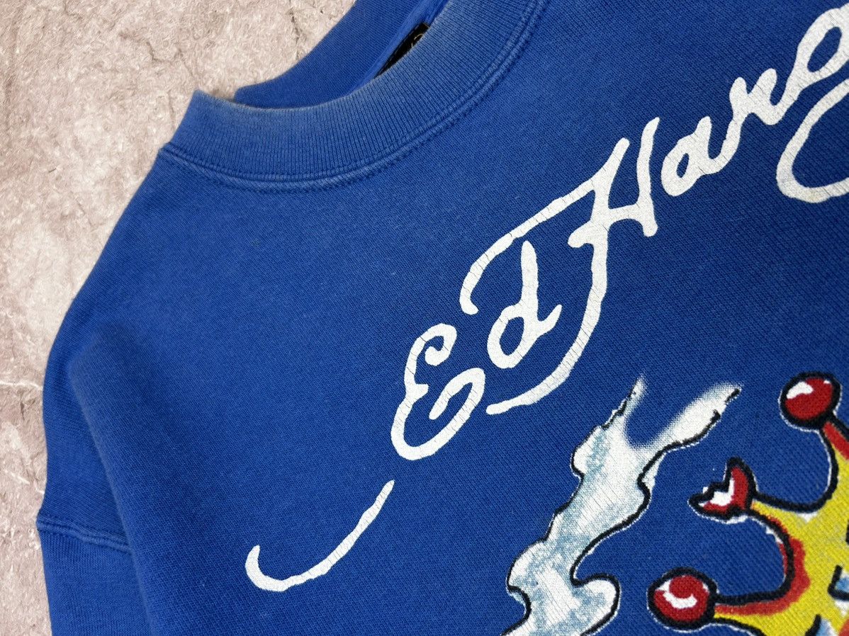 Ed Hardy Vintage Ed Hardy Sweatshirt Skull Logo Blue Crewneck Size S Size US S / EU 44-46 / 1 - 8 Thumbnail