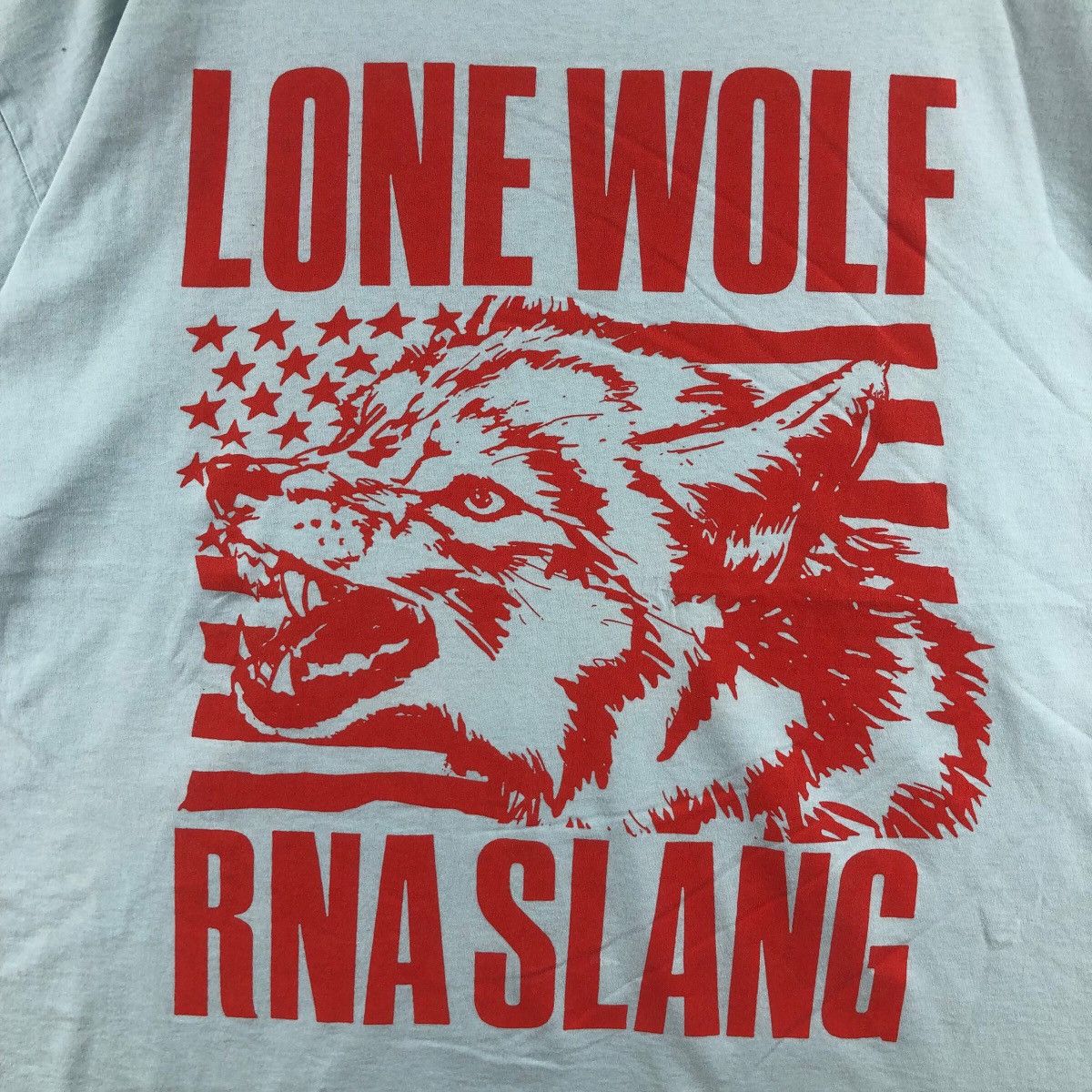 Japanese Brand × Vintage Vintage RNA Slang Lone Wolf T-Shirt Big Size Size US M / EU 48-50 / 2 - 3 Thumbnail