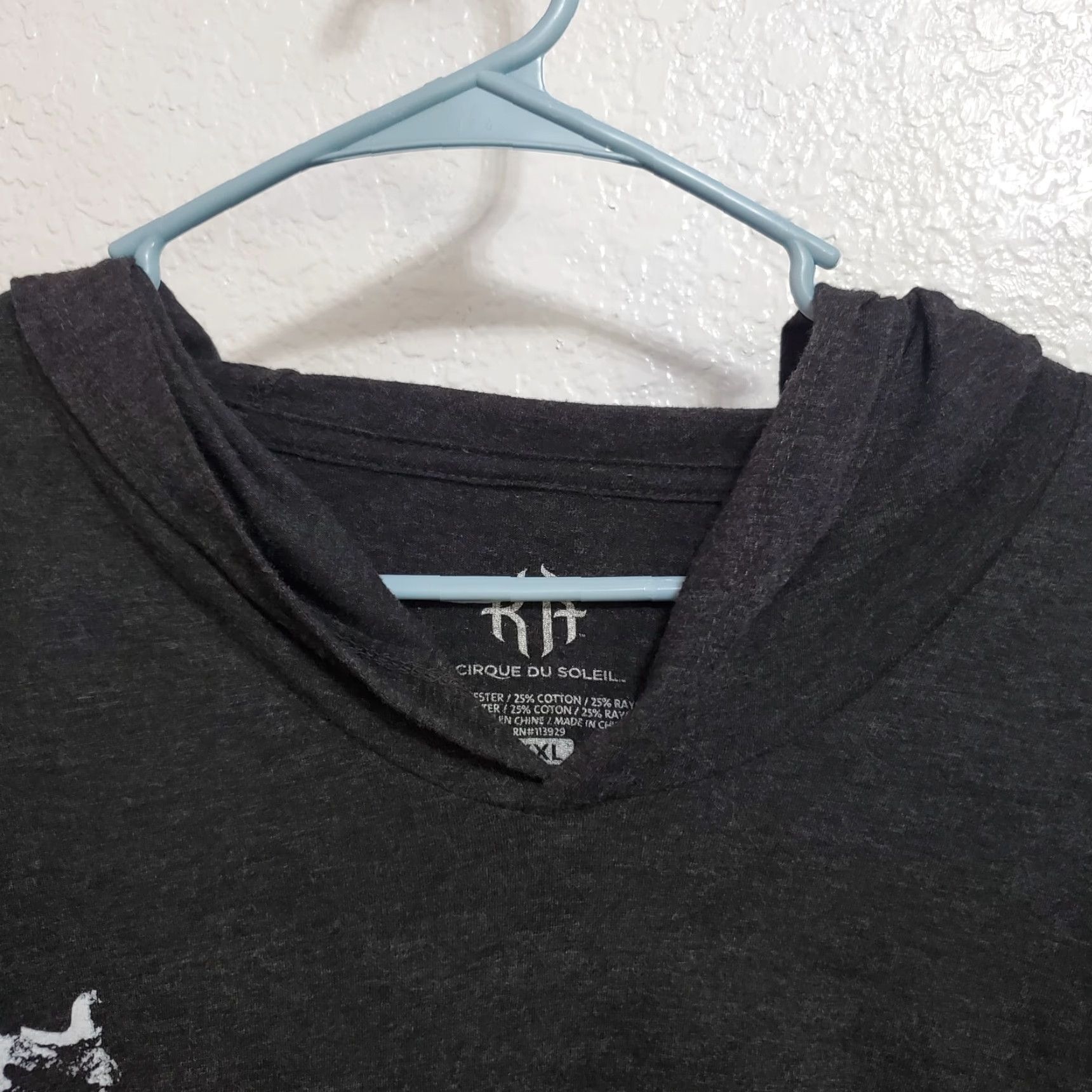 Vintage VINTAGE Cirque du Soleil KA Shirt Women 2XL Dark Gray Hooded Long Sleeve Lightweight Tee Casual Size XXL / US 16-18 / IT 52-54 - 3 Thumbnail