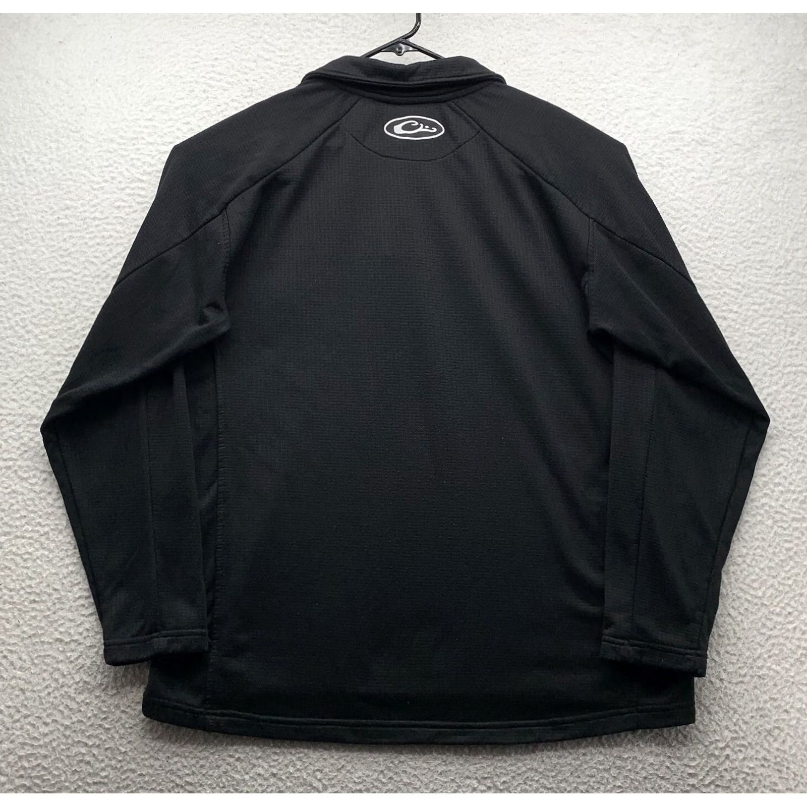 Vintage Drake Sweater Mens L Black Thermal Waffle Knit 1/4 Zip Pullover Outdoor Hunting Winter Fall 365 Waterfowler Size US L / EU 52-54 / 3 - 4 Thumbnail