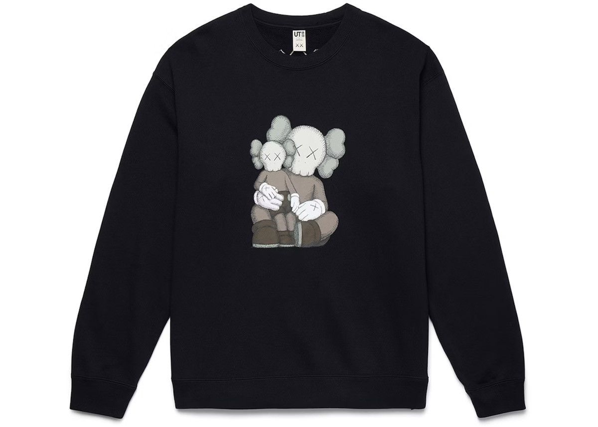 Kaws × Uniqlo Kaws x Uniqlo Longsleeve Sweatshirt Black Size US M / EU 48-50 / 2 - 3 Thumbnail