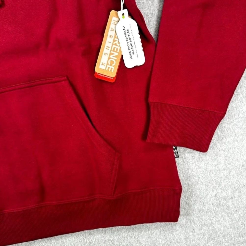 Vintage Florence Marine X Nui Loa Hoodie Maroon Red Organic Cotton Mens M Surf Outdoors Pullover Hoodie Mens Medium Red Florence Marine X Nui Loa Size US M / EU 48-50 / 2 - 3 Thumbnail