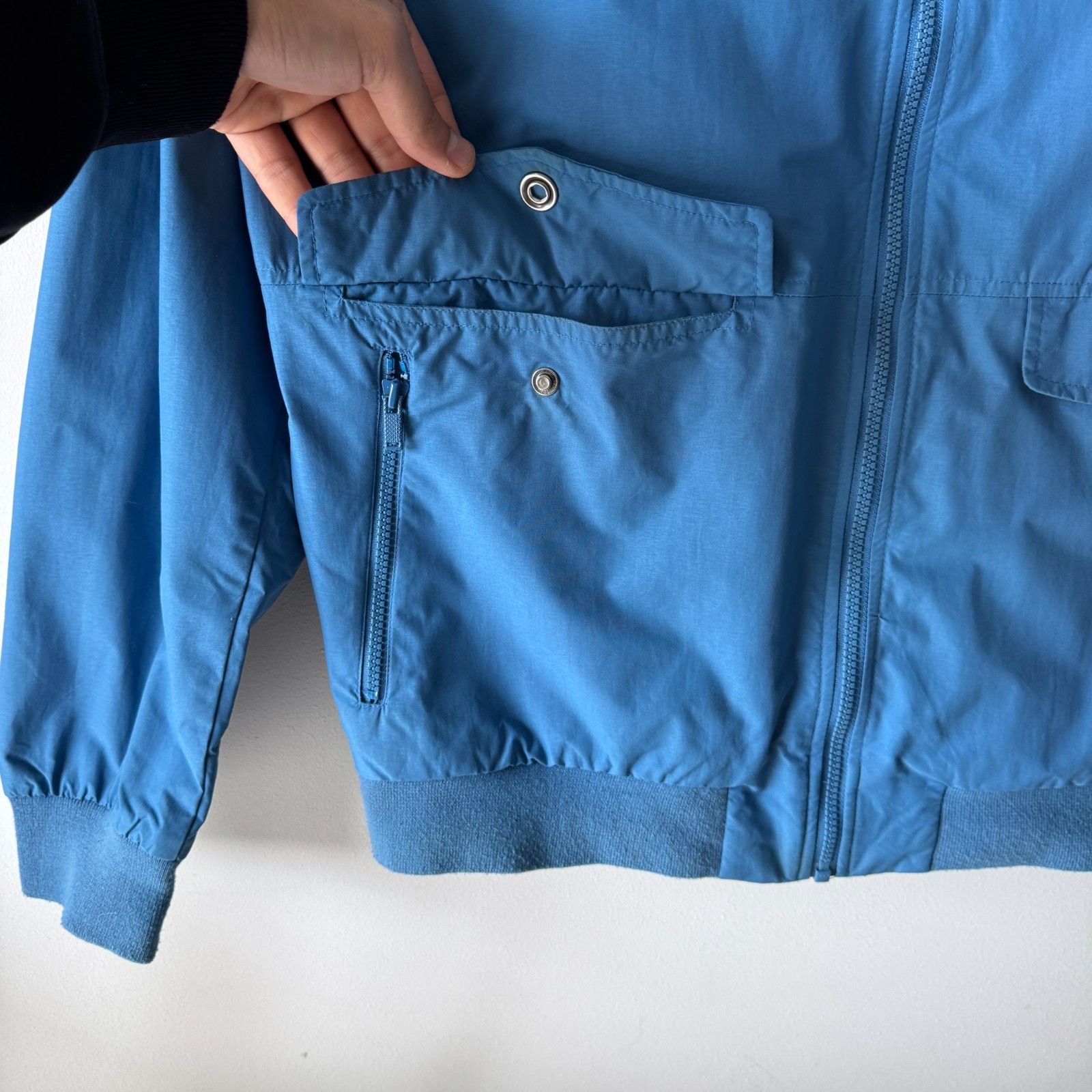 Lacoste Lacoste Vintage 00s Zip Jacket Blue Sample Metal Logo Size US L / EU 52-54 / 3 - 7 Thumbnail