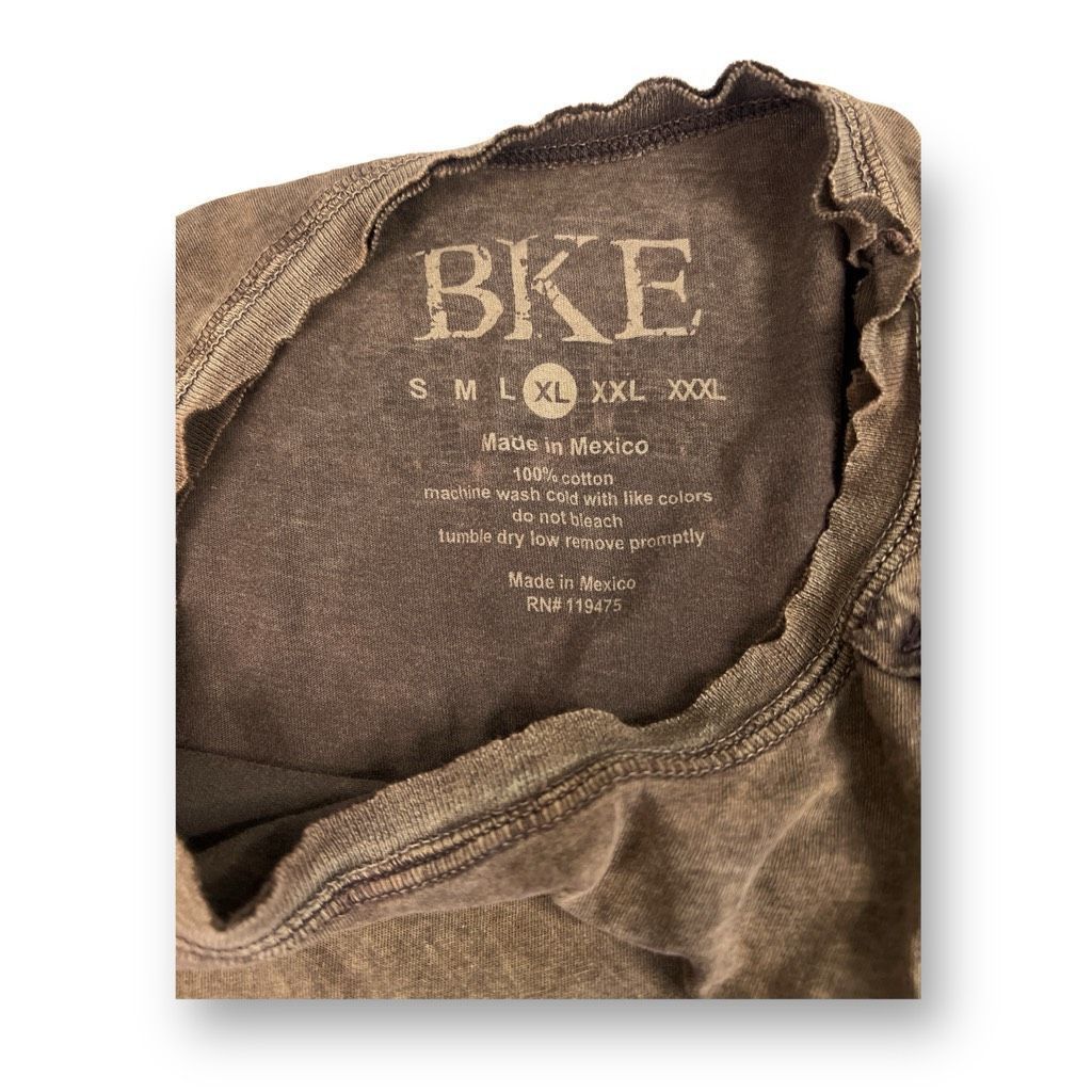 BKE BKE Y2K Brown T-Shirt Size Extra Large Size US L / EU 52-54 / 3 - 7 Thumbnail