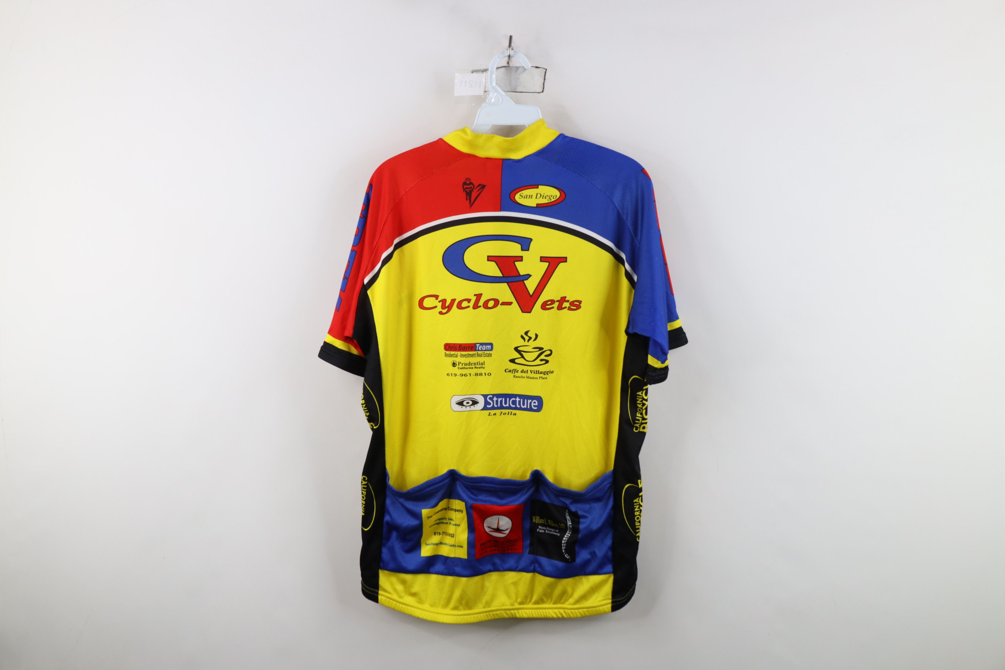 Vintage Vintage Squadra Raglan Sleeve Bicycle Cycling Jersey USA Size US XL / EU 56 / 4 - 15 Thumbnail
