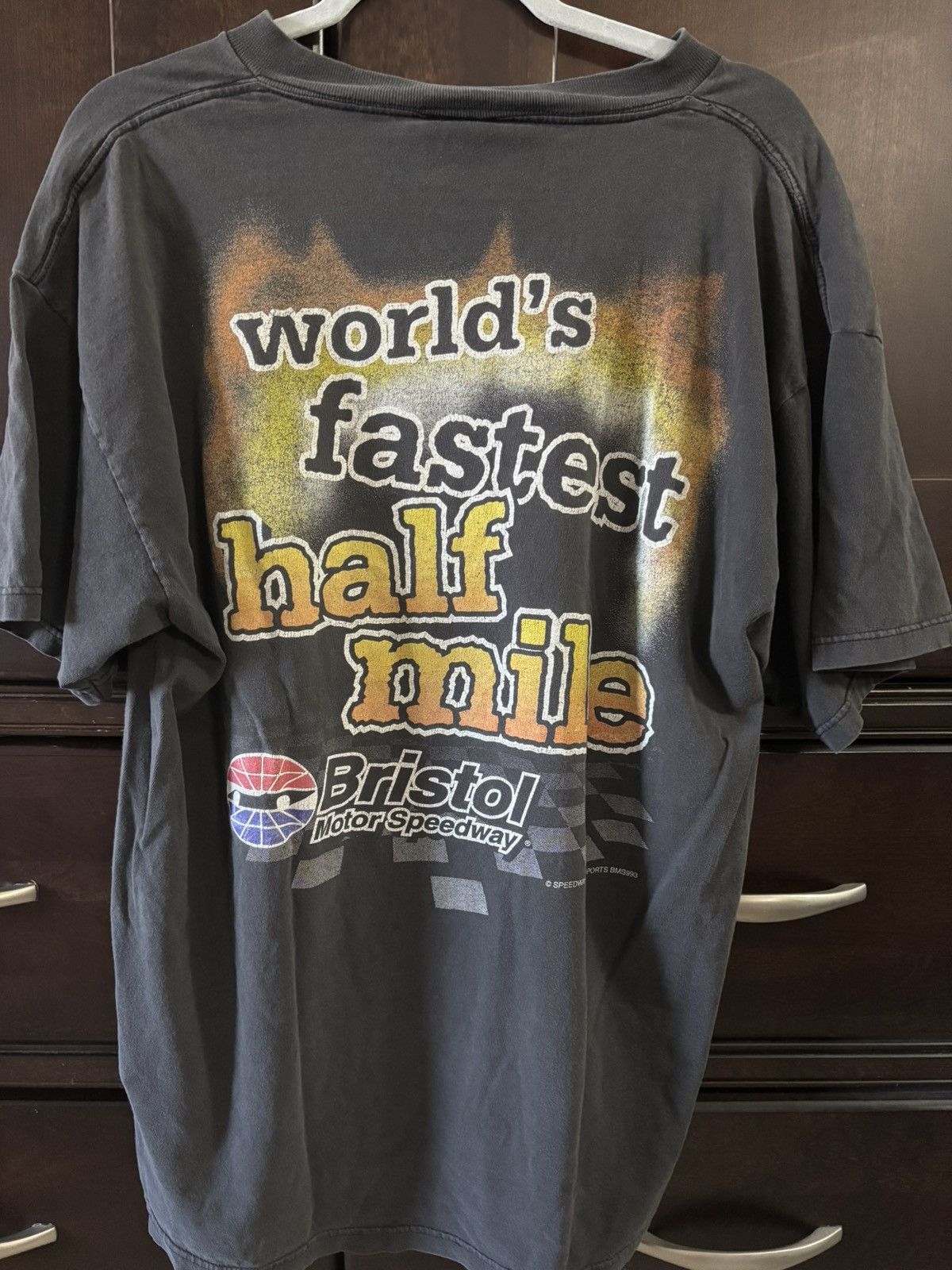 Tultex Vintage Bristol Motor Speedway T-Shirt Size US XL / EU 56 / 4 - 2 Thumbnail