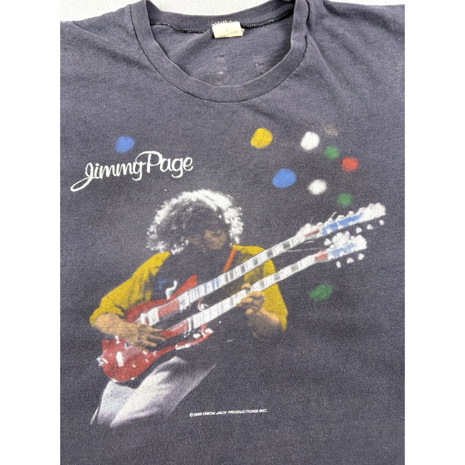 Vintage VINTAGE The Firm Jimmy Page Shirt Boxy Small Led Zeppelin Paul Rodgers 80s S Black Mens Size US S / EU 44-46 / 1 - 2 Thumbnail