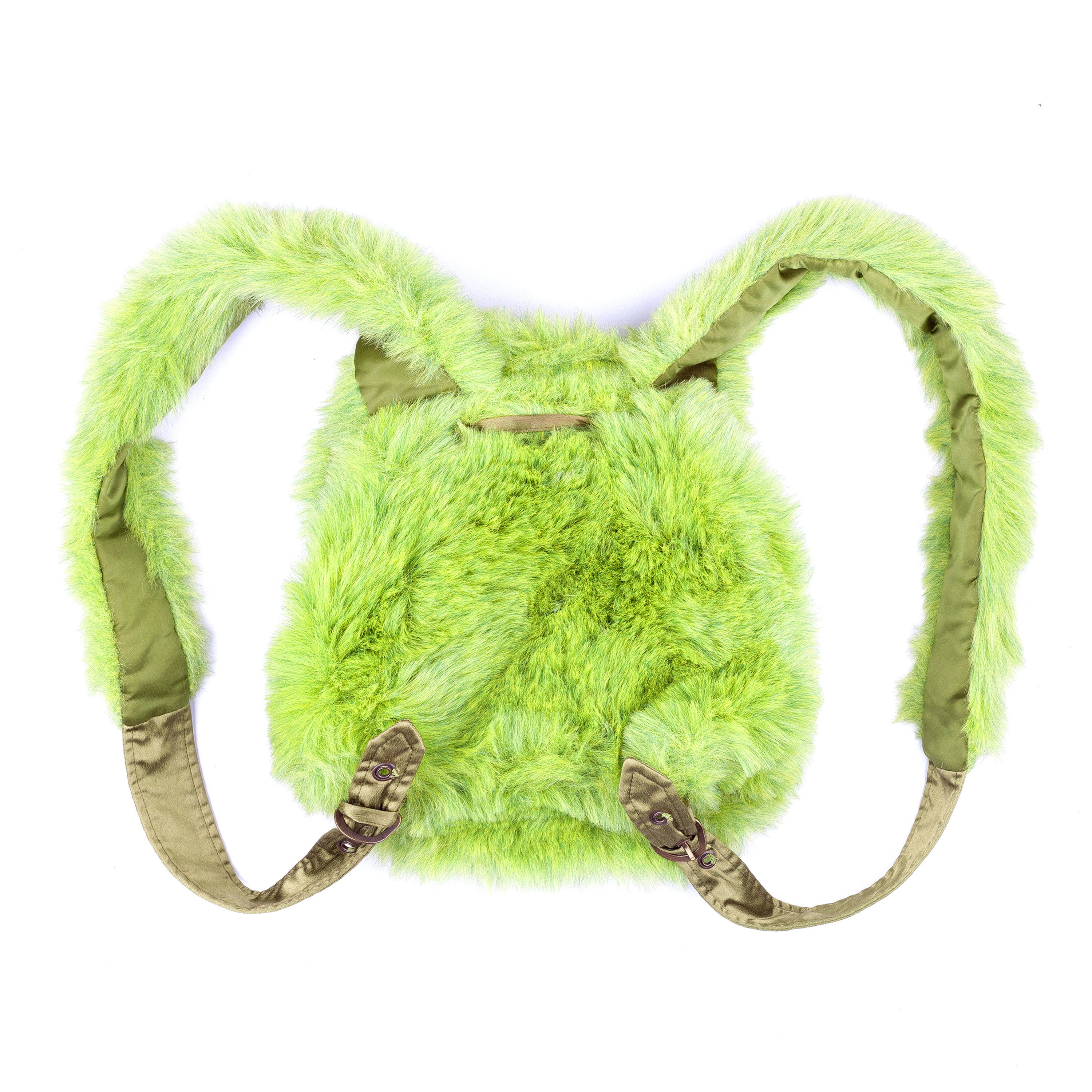 Kenzo Kenzo Jungle Vintage Green Fur Backpack / Bag Size ONE SIZE - 2 Thumbnail