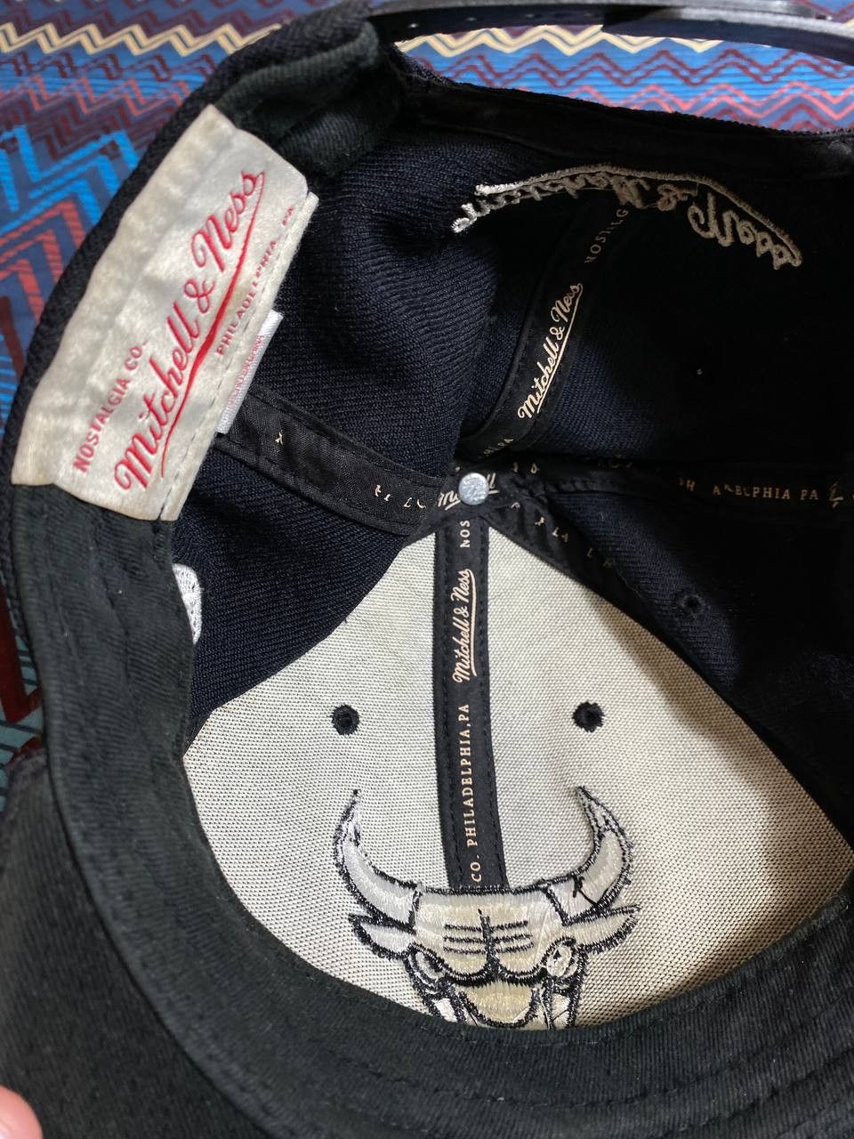 NBA CHICAGO BULLS NBA MITCHELL & NESS SNAPBACK BLACK Size ONE SIZE - 2 Thumbnail