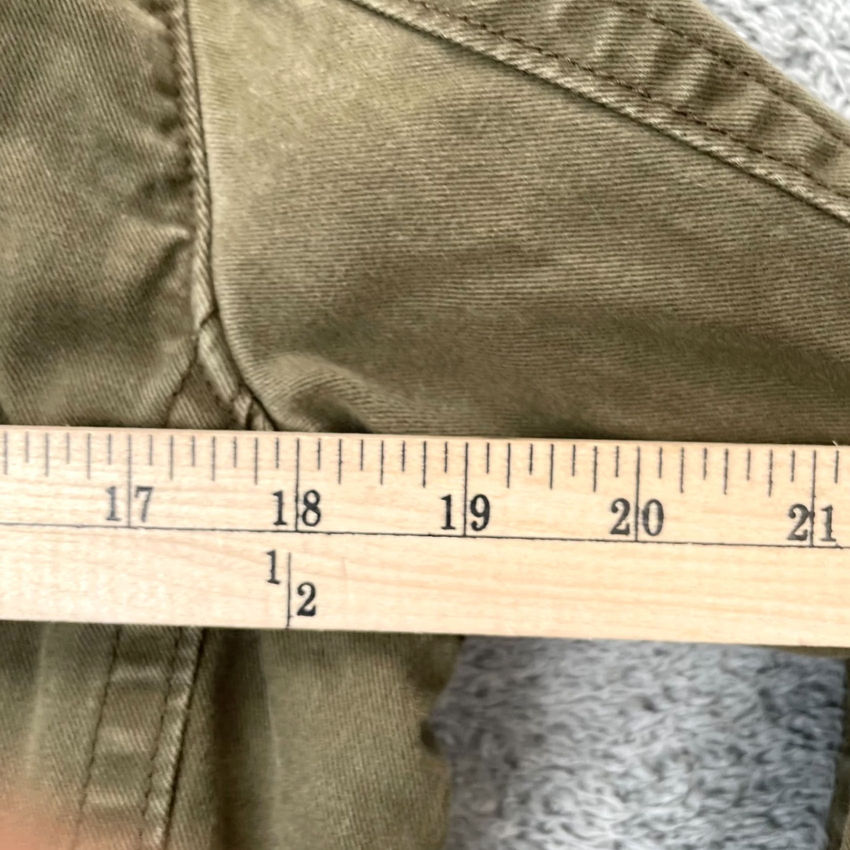 Old Navy Old Navy Jacket Mens Small Green Military Coat Zip Pockets Stand-Up Collar Regular Fit Size US S / EU 44-46 / 1 - 8 Thumbnail