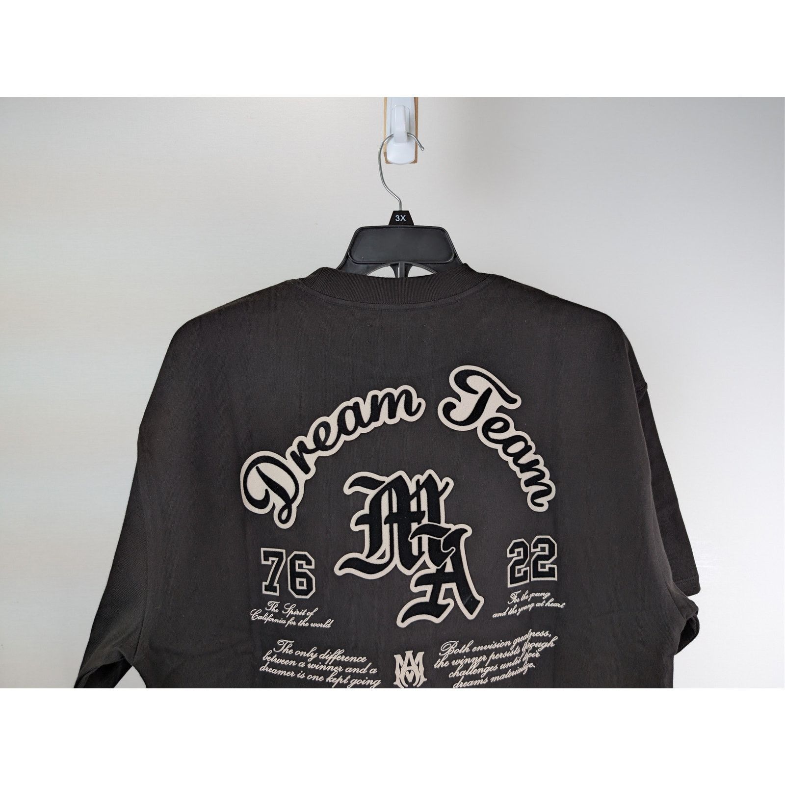 Amiri o1rshd1 Q:2 / Dream Team Oversized Tee T-shirt in Black Size US M / EU 48-50 / 2 - 9 Thumbnail