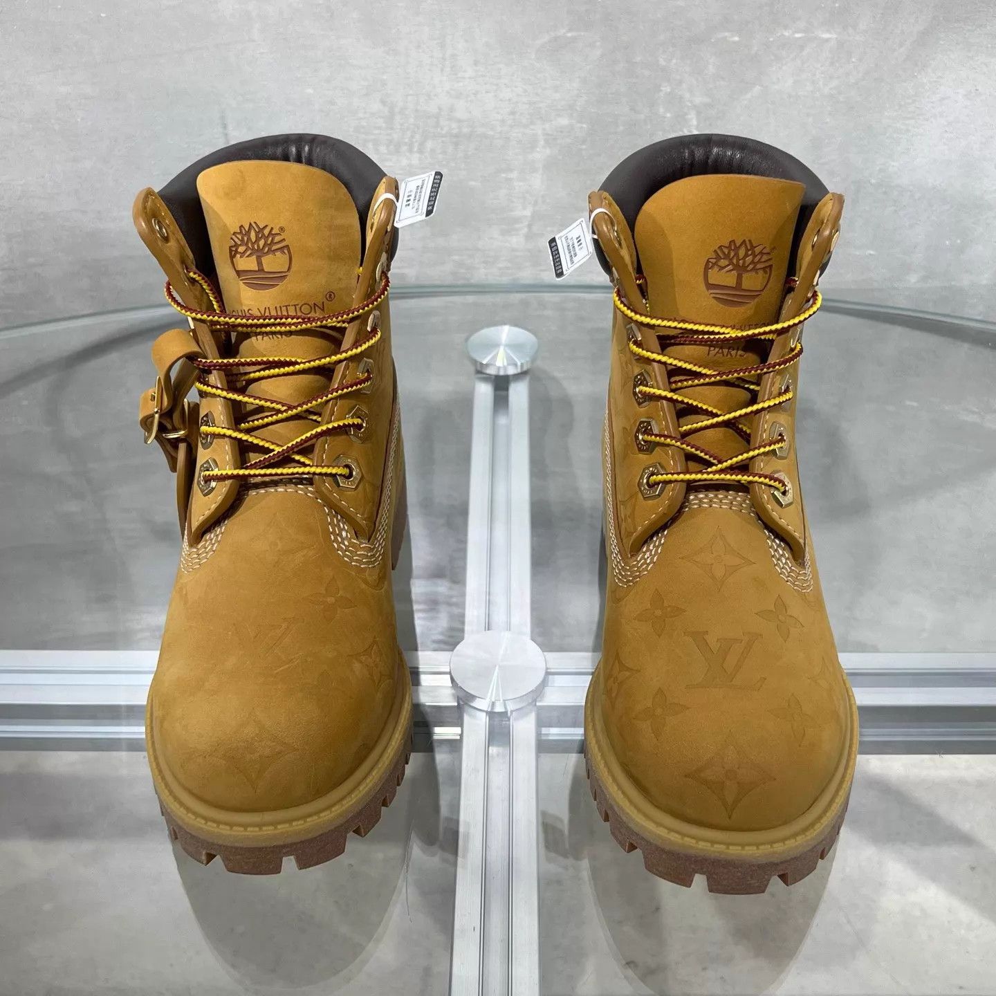 Louis Vuitton Louis Vuitton x Timberland Brown Martin Boots UK3/37 Size US 5.5 / IT 35.5 - 1 Thumbnail