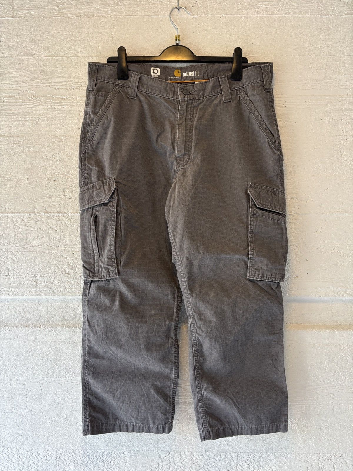 Carhartt Carhartt Force Relaxed Fit Grey Cargo Work Pants Size US 36 / EU 52 - 11 Thumbnail