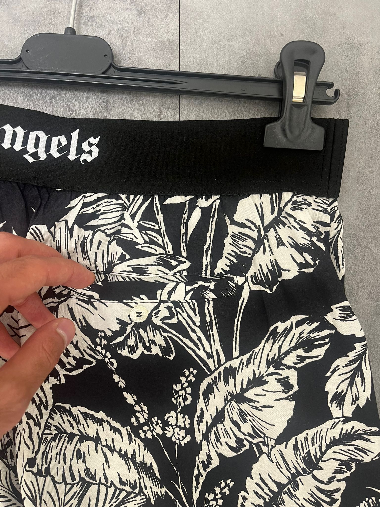 Palm Angels o1c11t2y0823 Jungla Parrots Pajama Pants in Black & White Size US 32 / EU 48 - 17 Thumbnail