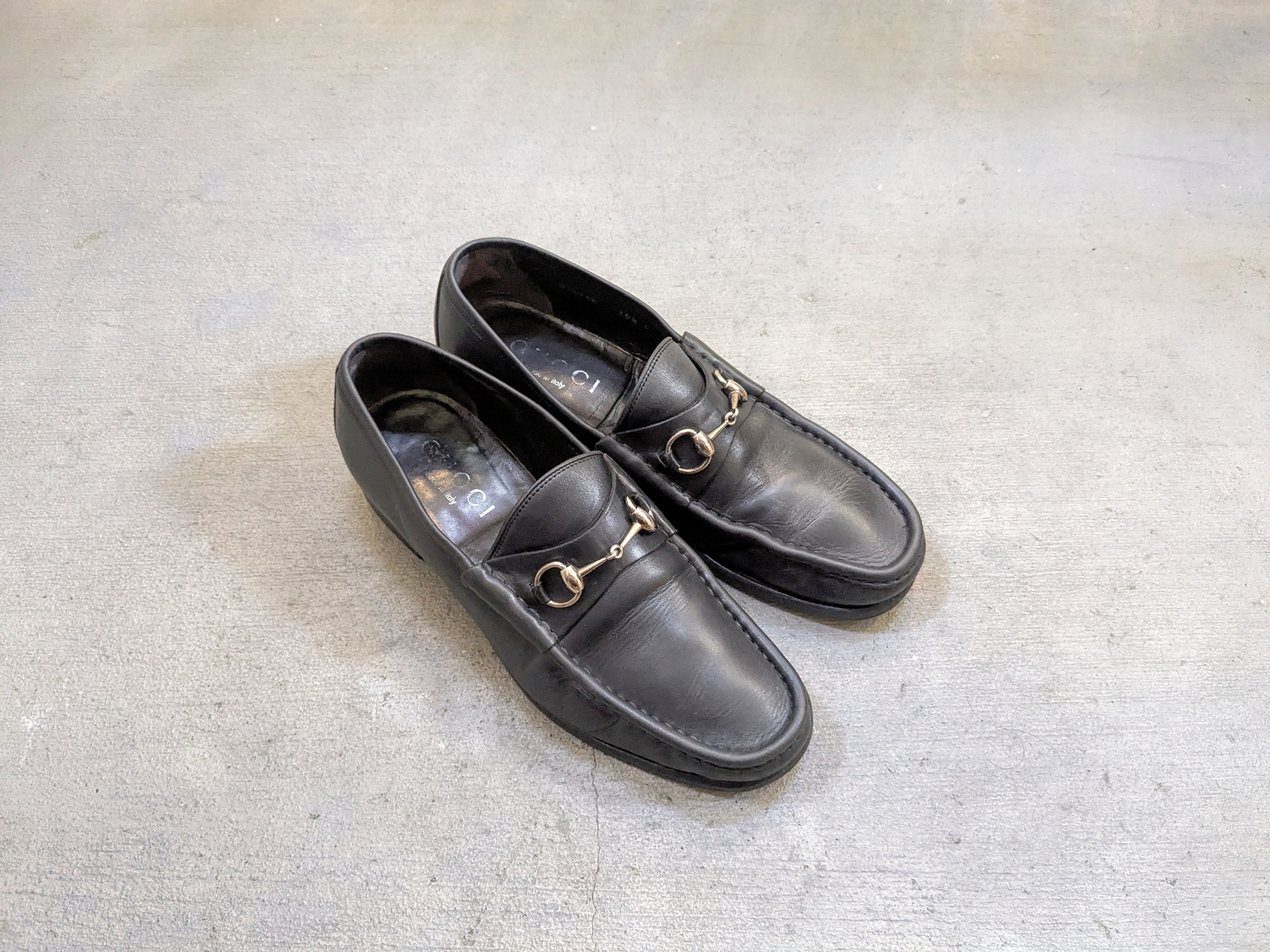 Gucci Gucci Horsebit Loafers Black Leather 10.5 Snaffle Slip On Size US 10.5 / EU 43-44 - 1 Thumbnail