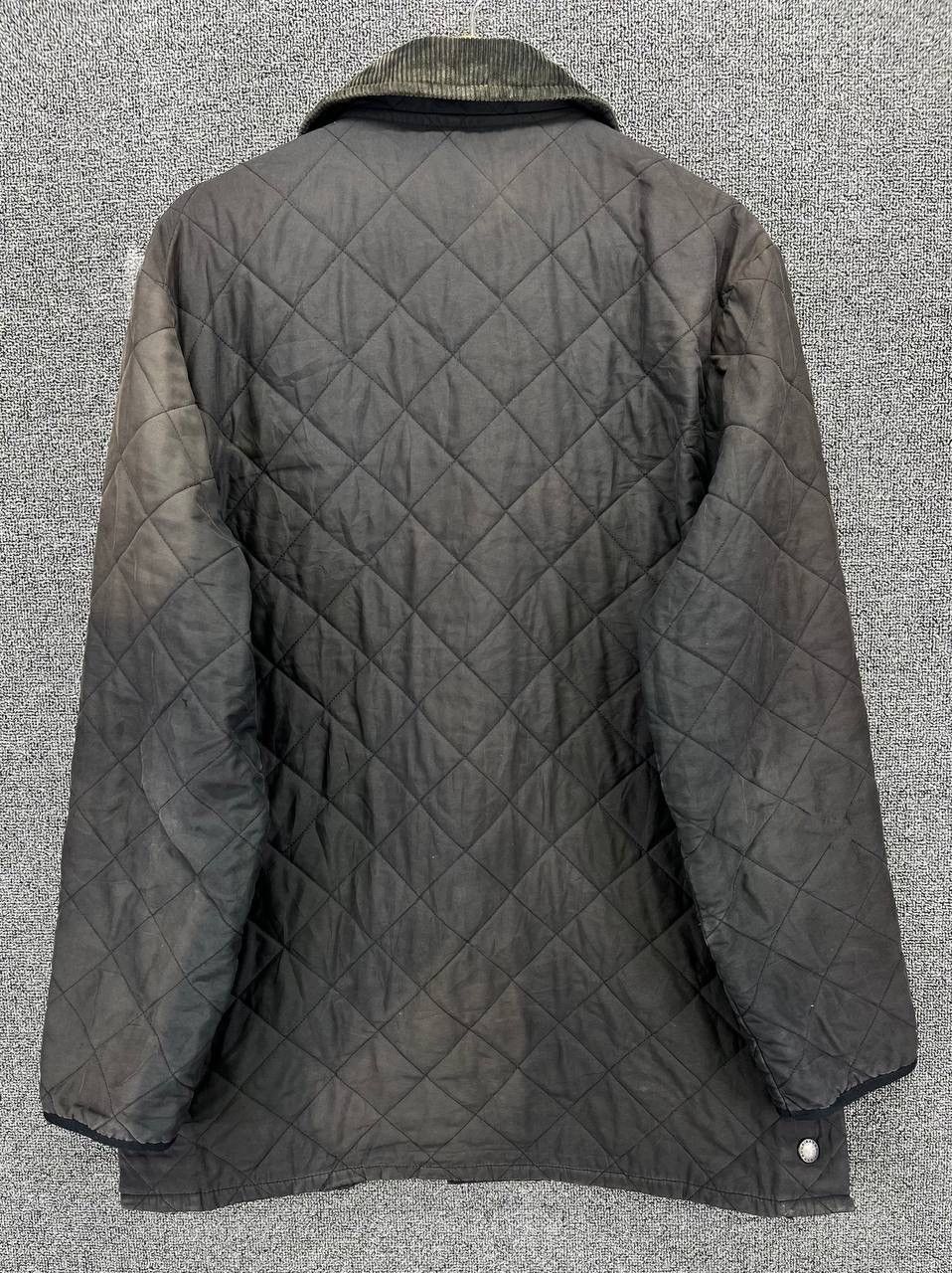 Barbour Vintage Barbour Trashed Quilted Jacket Size US L / EU 52-54 / 3 - 8 Thumbnail