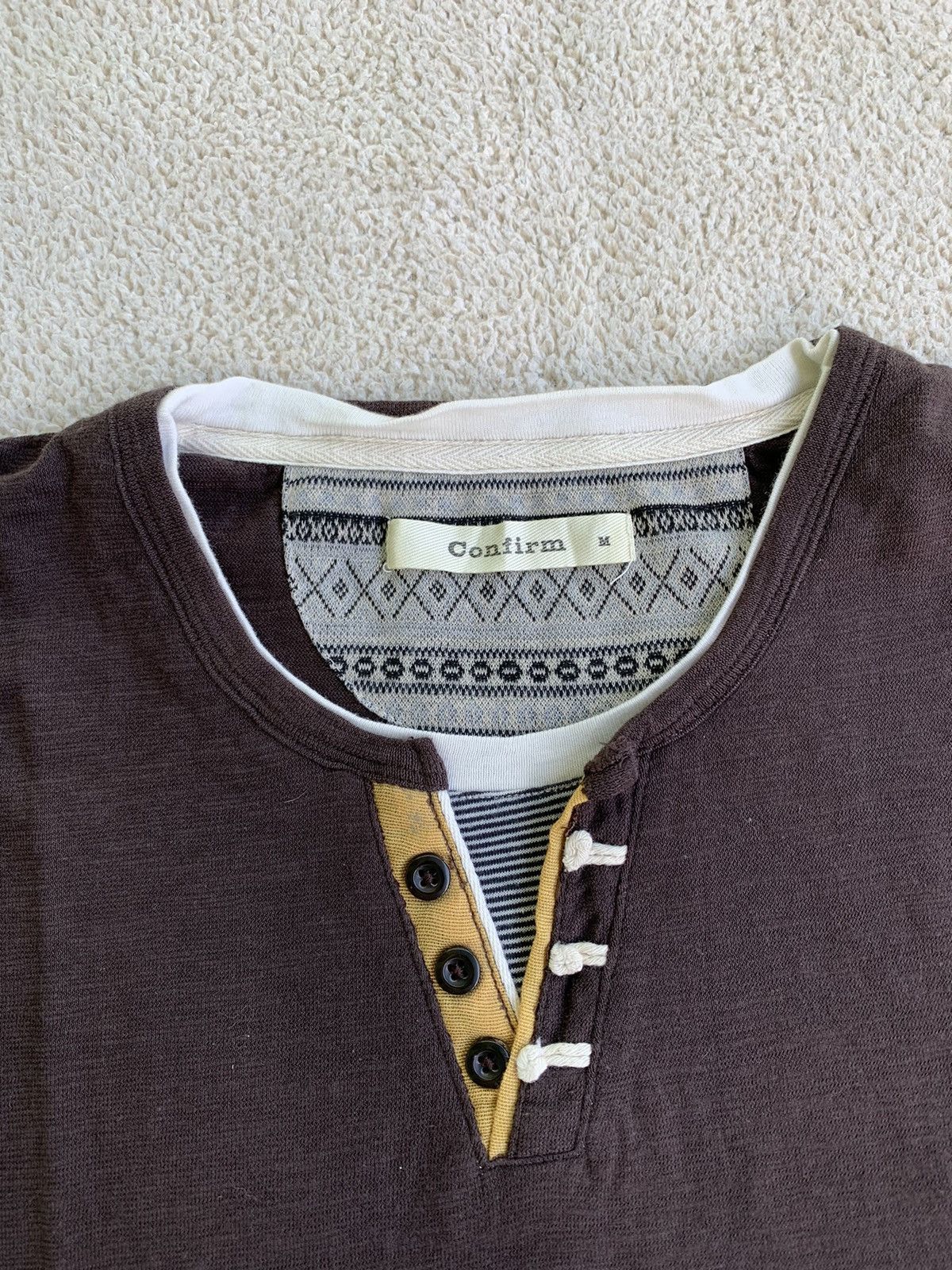 If Six Was Nine × Japanese Brand × Le Grande Bleu (L.G.B.) Japanese Confirm double layer Long sleeve Size US M / EU 48-50 / 2 - 4 Thumbnail