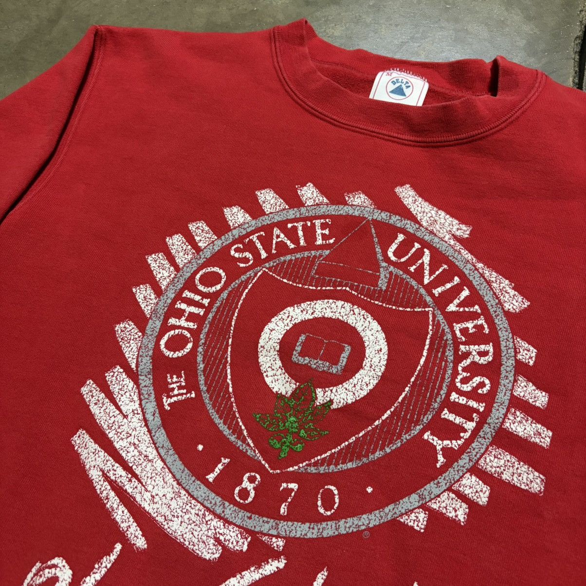Vintage Vintage 90s Ohio State Buckeyes College Sweatshirt Crewneck Size US M / EU 48-50 / 2 - 5 Thumbnail