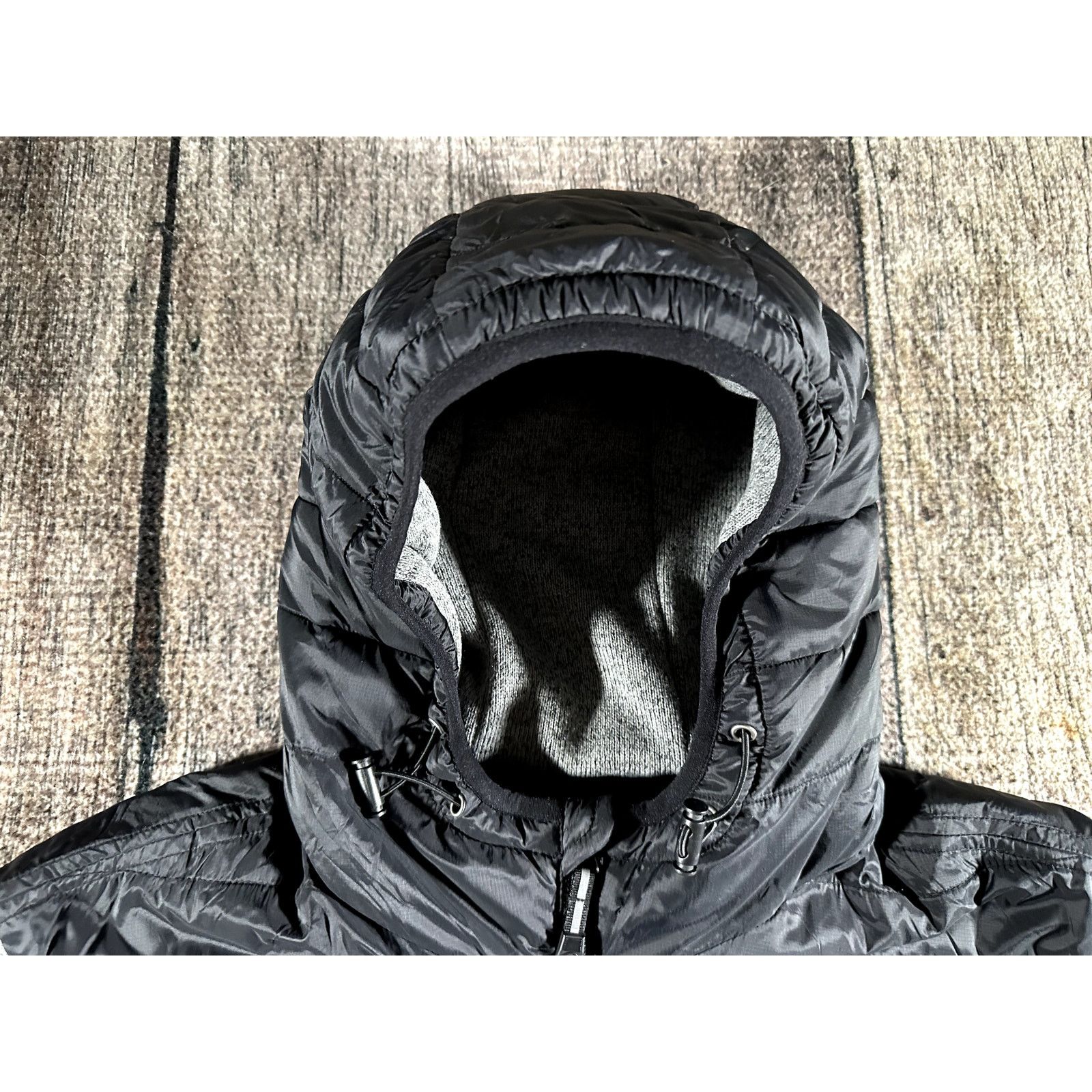 Roper Roper Mens Down Puffer Hooded Jacket Coat Mens Large Black Size US L / EU 52-54 / 3 - 2 Thumbnail